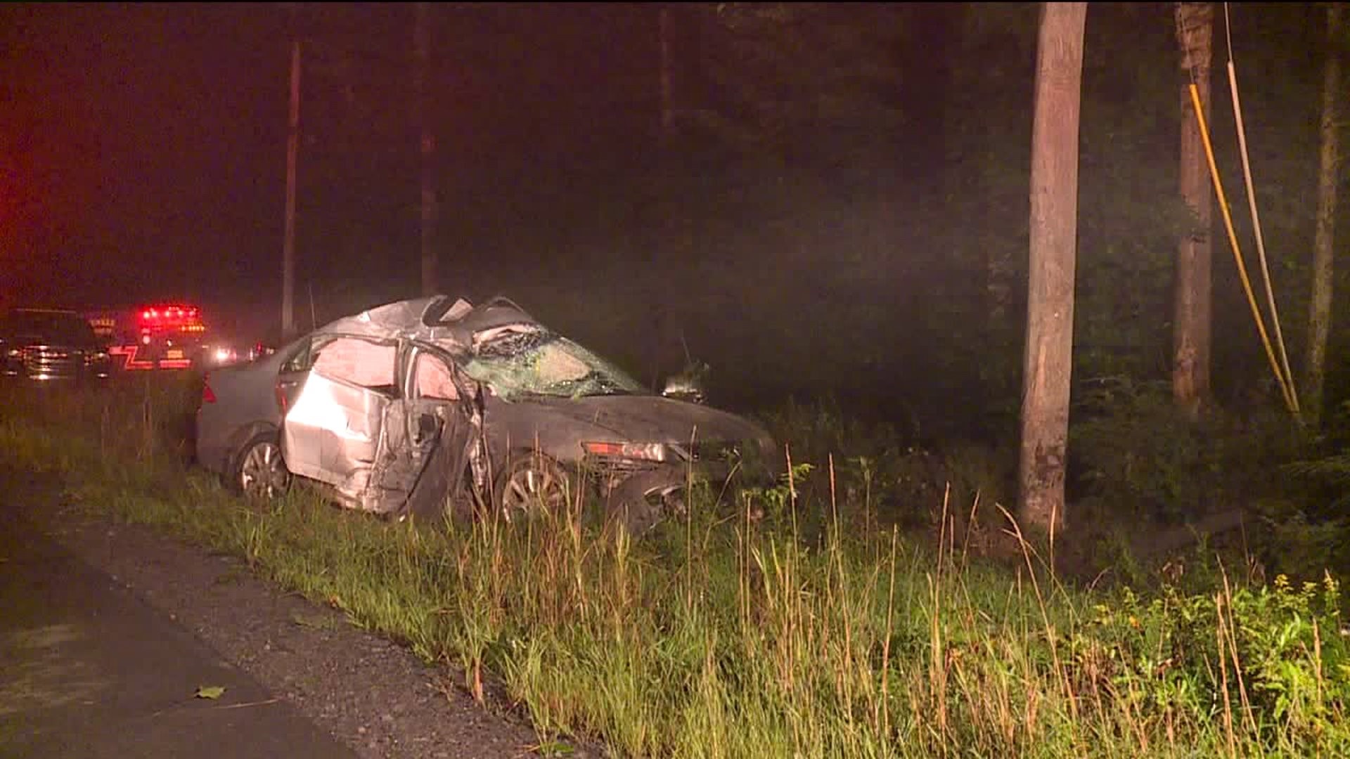 Driver Rushed to Hospital After Rollover Crash in Luzerne County