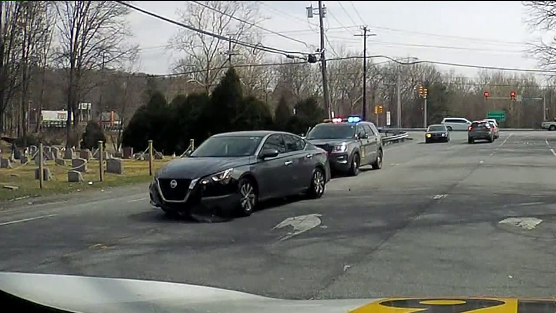 Police Chase in Poconos Caught on Camera
