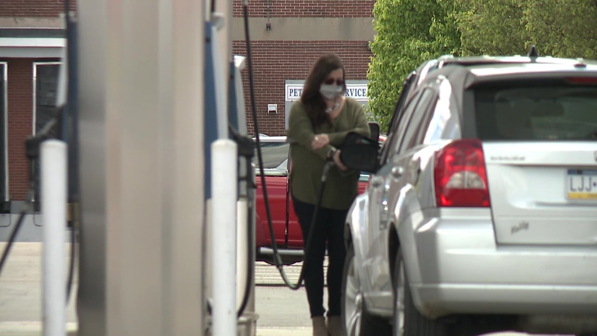 Drivers in Wilkes-Barre are seeing more panic buying than gas shortages.