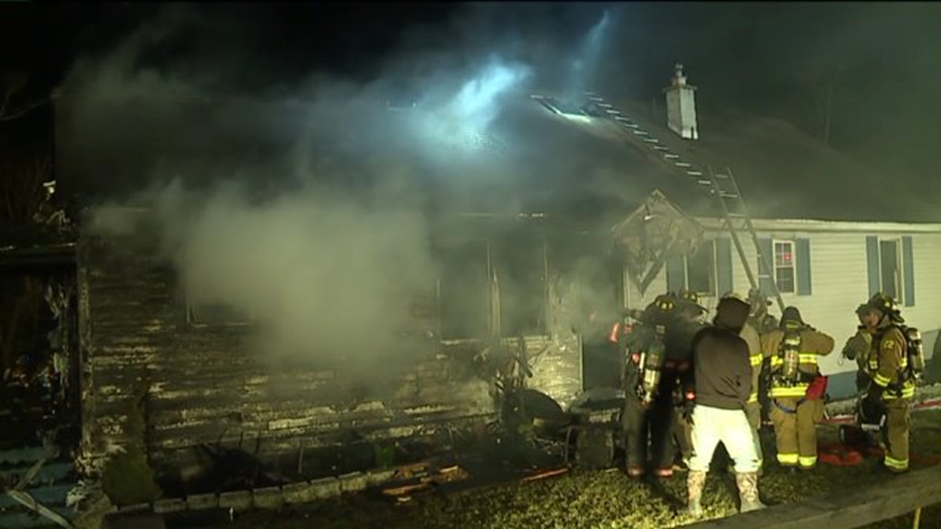 Flames Destroy Home in Lackawanna County