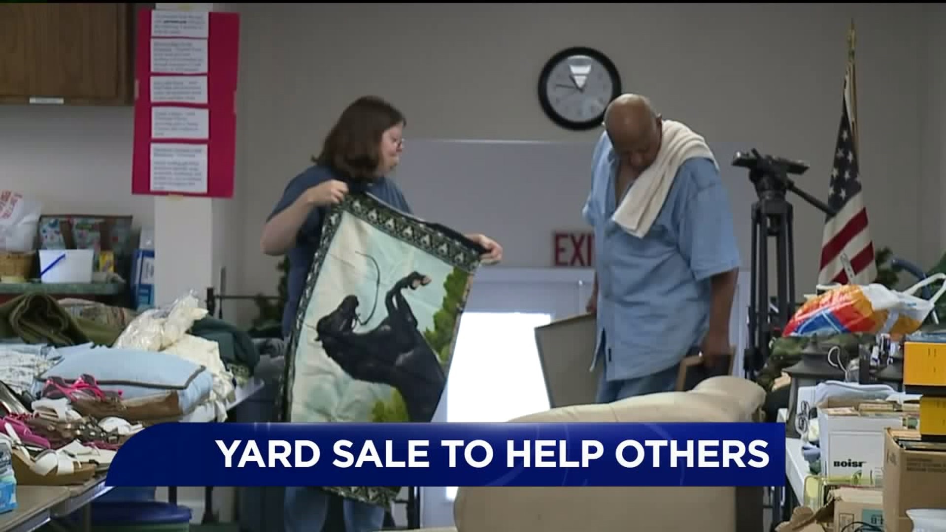 Church Yard Sale Aiding Charities