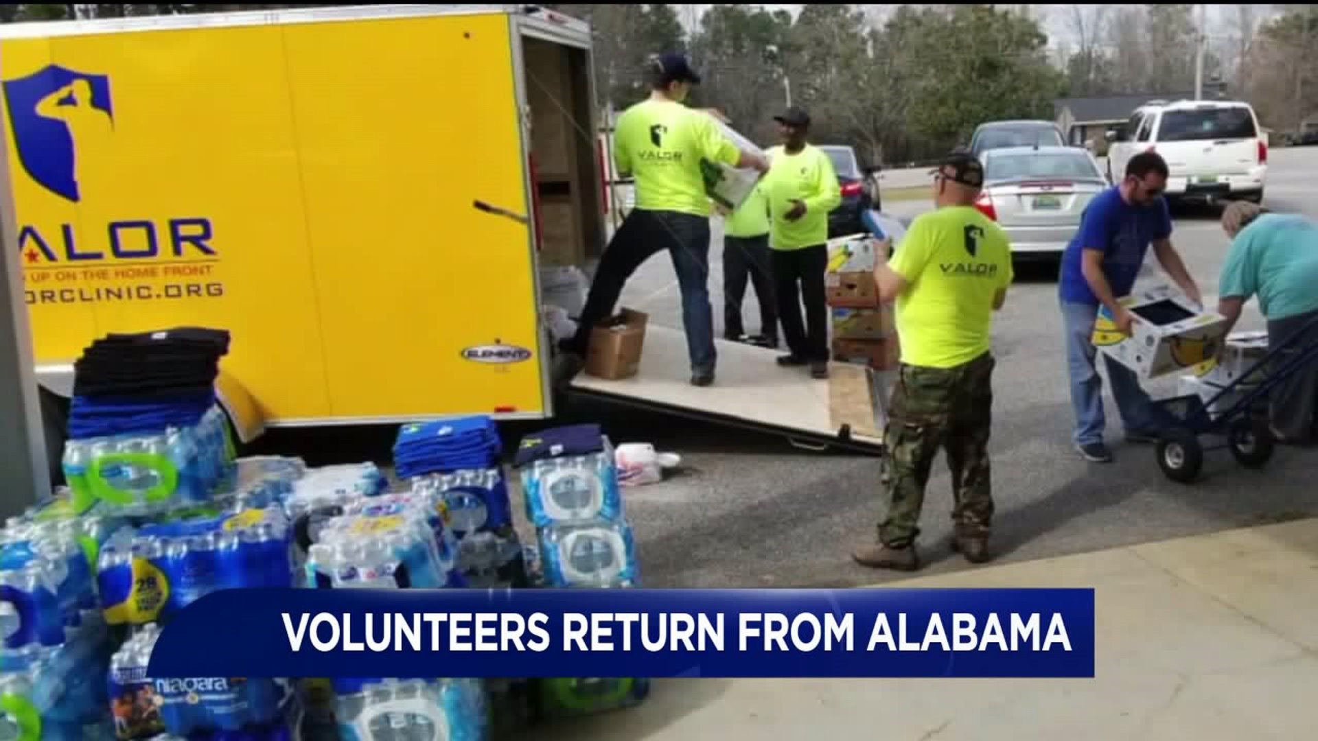 Volunteers from Veterans Organization Return from Alabama
