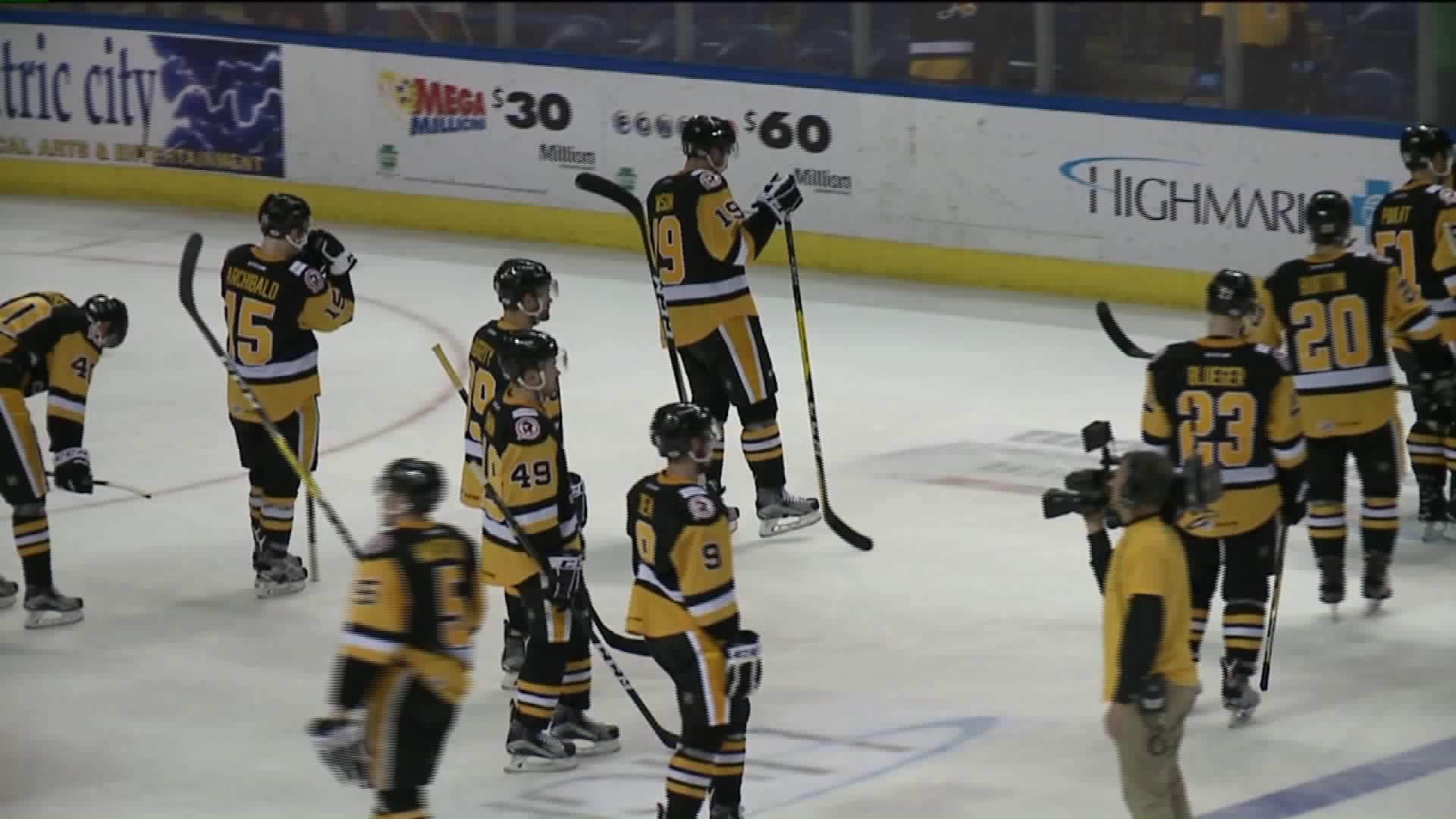 WBS Penguins` Season Ends with 2-1 Loss to P-Bruins in Game 5