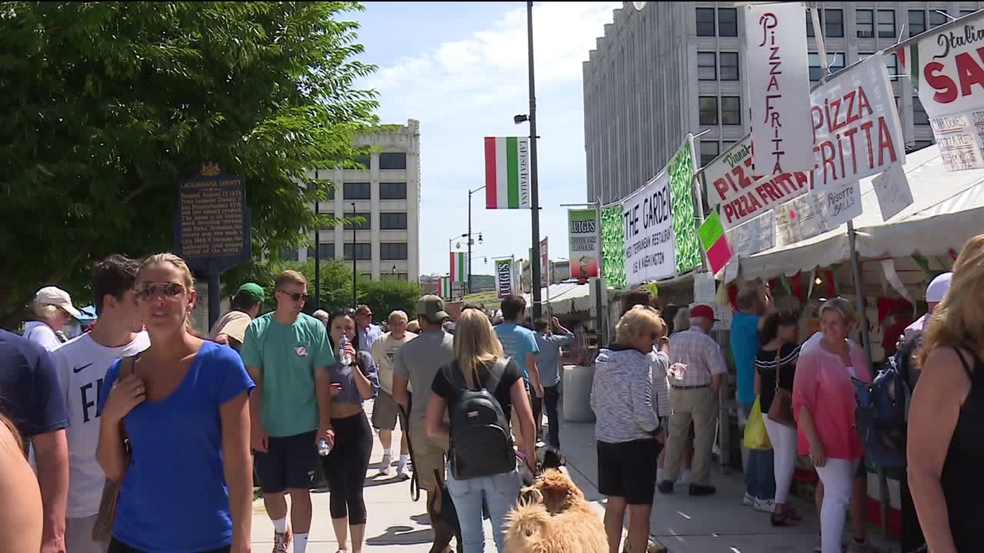 The popular event draws thousands of people to downtown Scranton for ethnic foods, music, crafts, and other events.