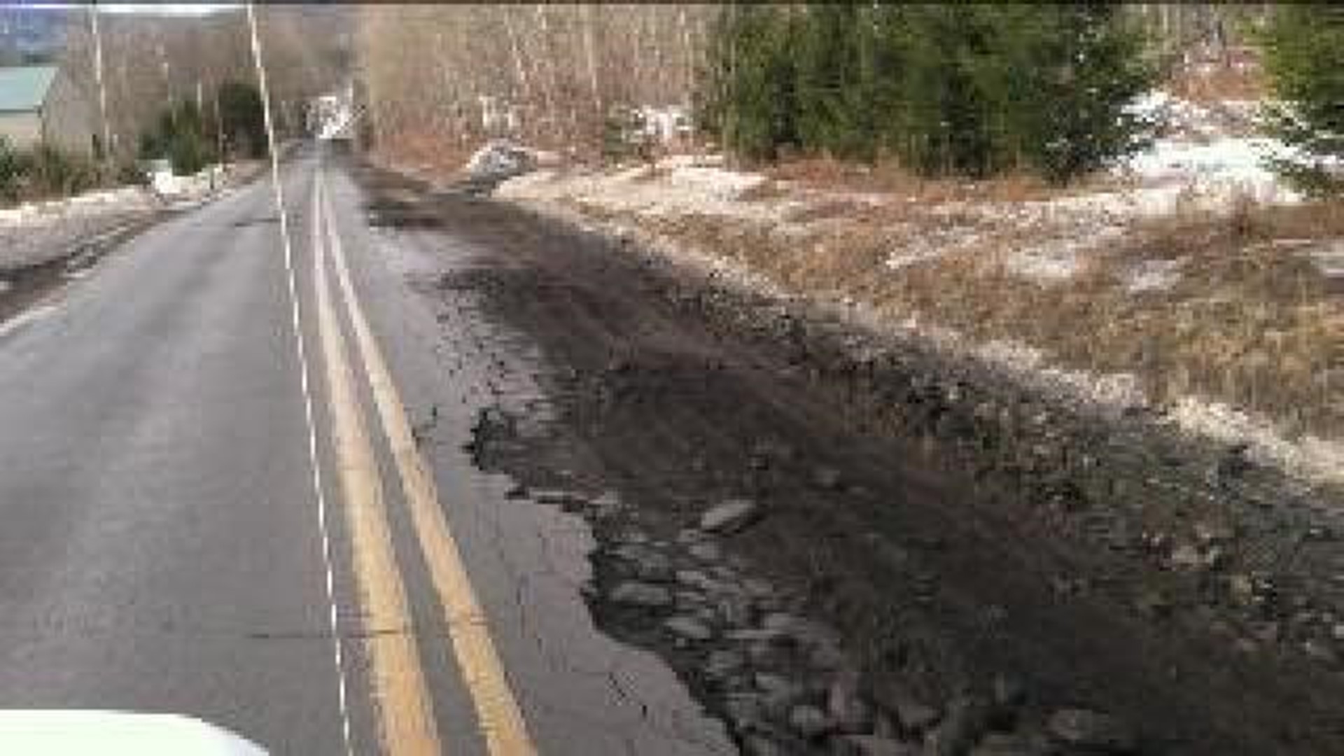 Road Deteriorating in Susquehanna County