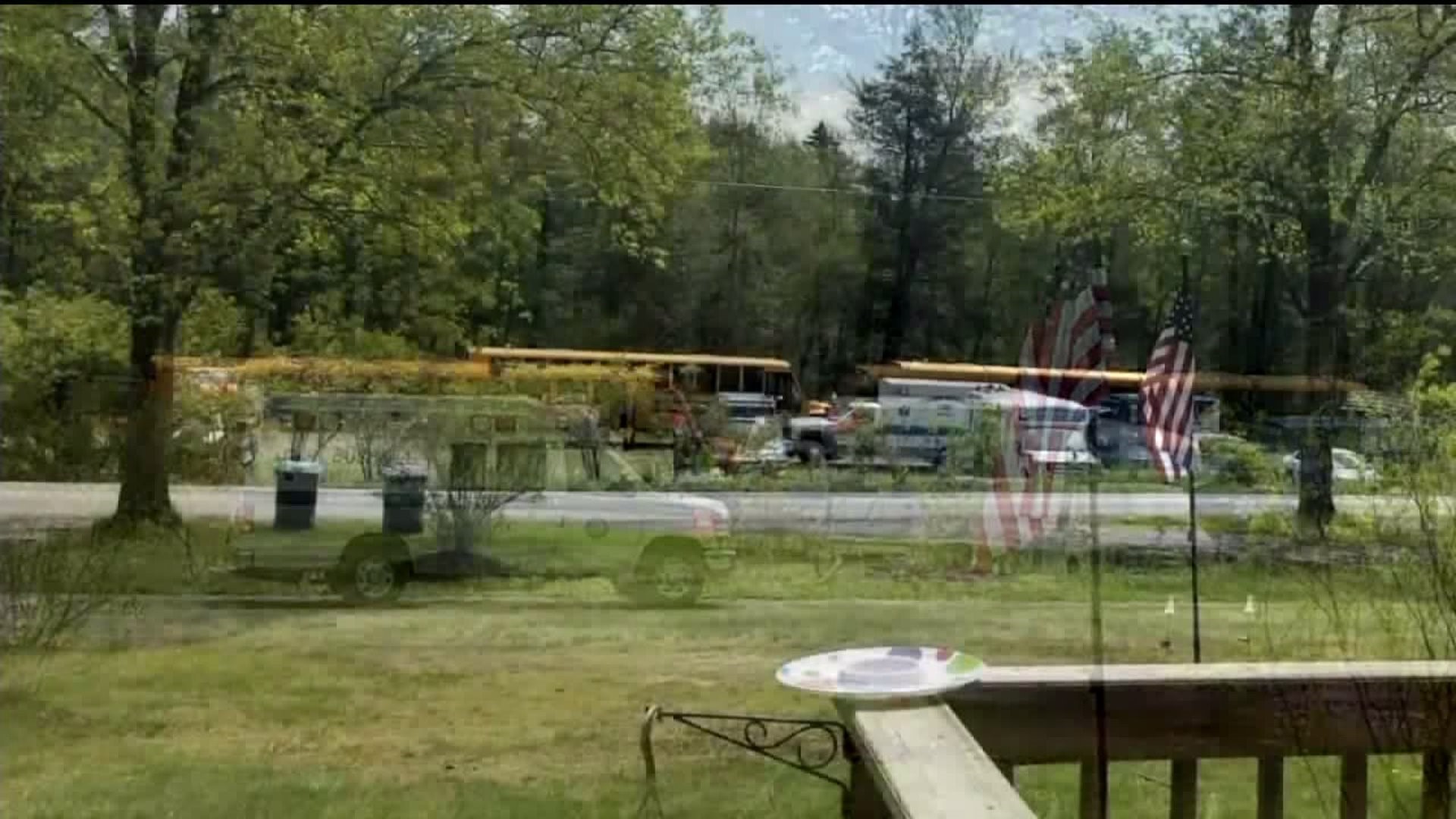 Students Sent to Hospital After School Bus Hits Rock