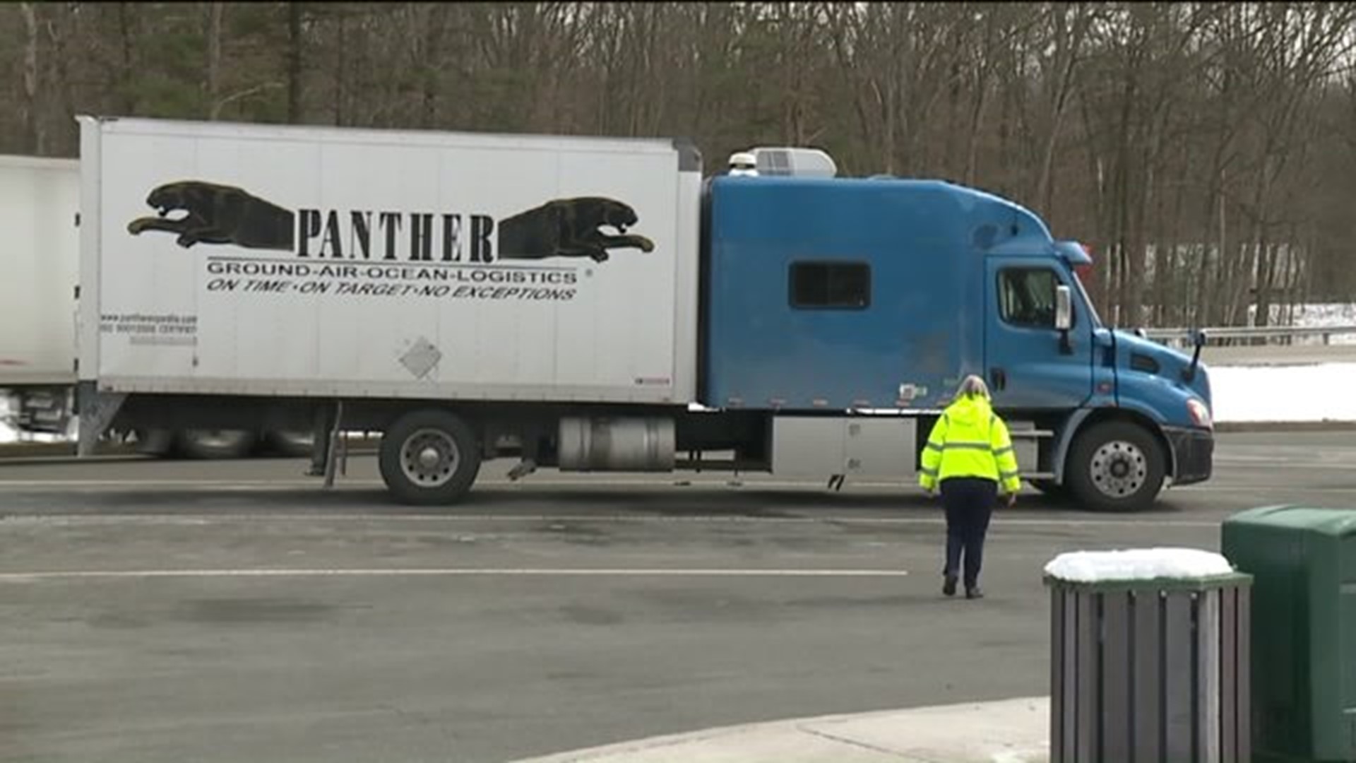 Truck Drivers Changing Plans to Escape Winter Storm