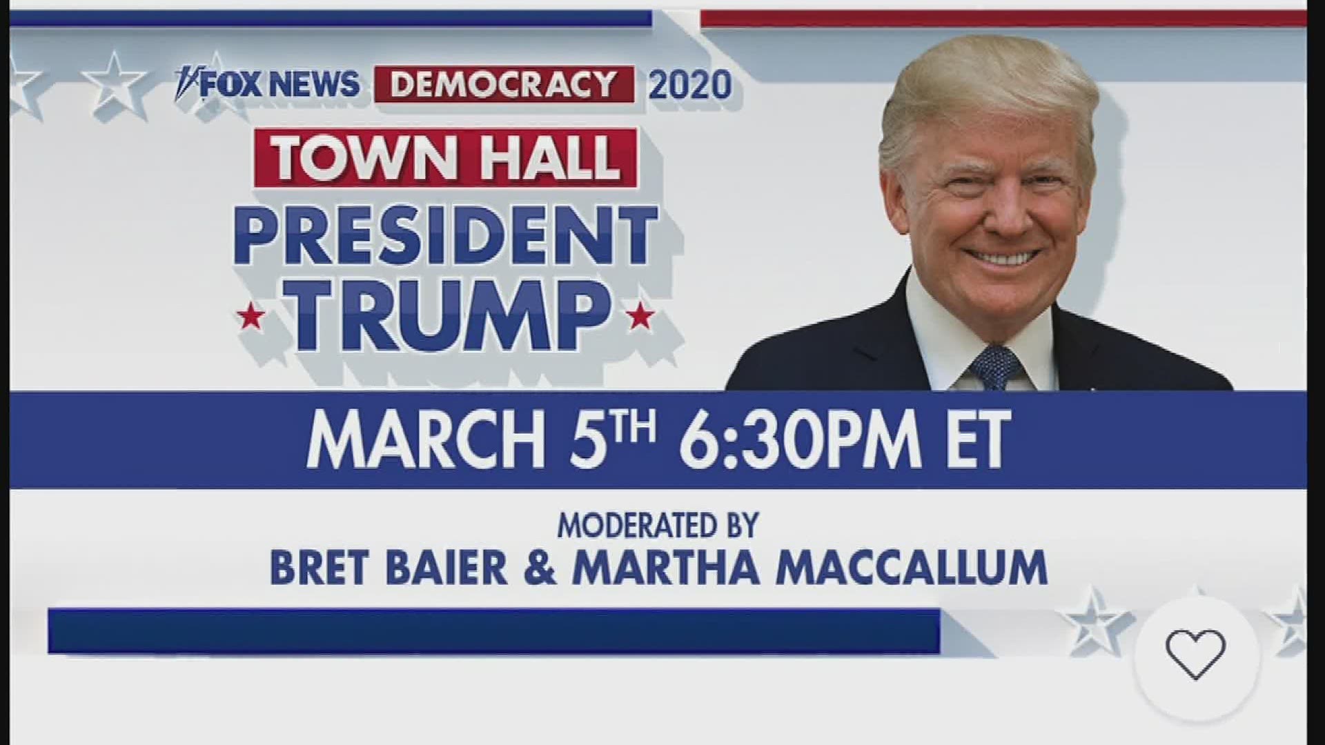 President Donald Trump is coming to Scranton on Thursday to take part in a televised town hall meeting being broadcast by the Fox News Channel.