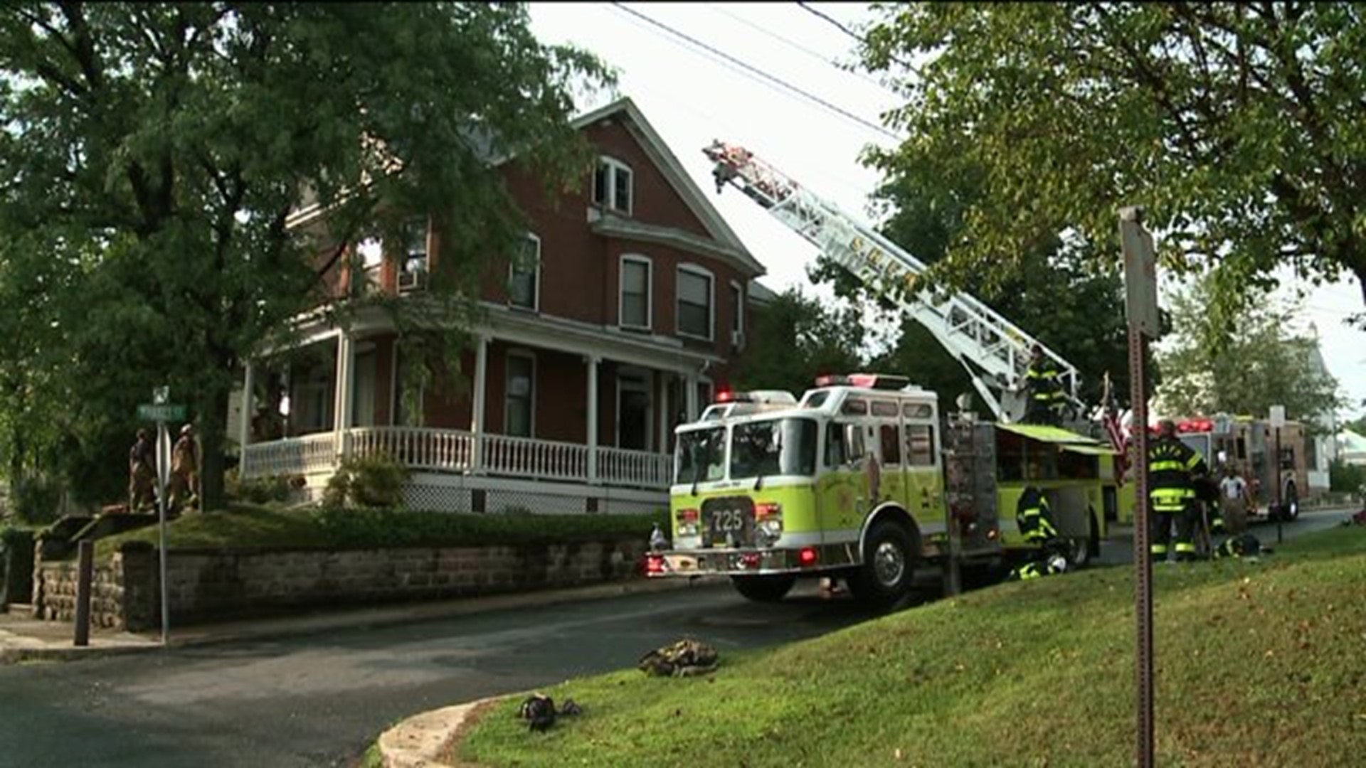 Lightning Strike Causes House Fire