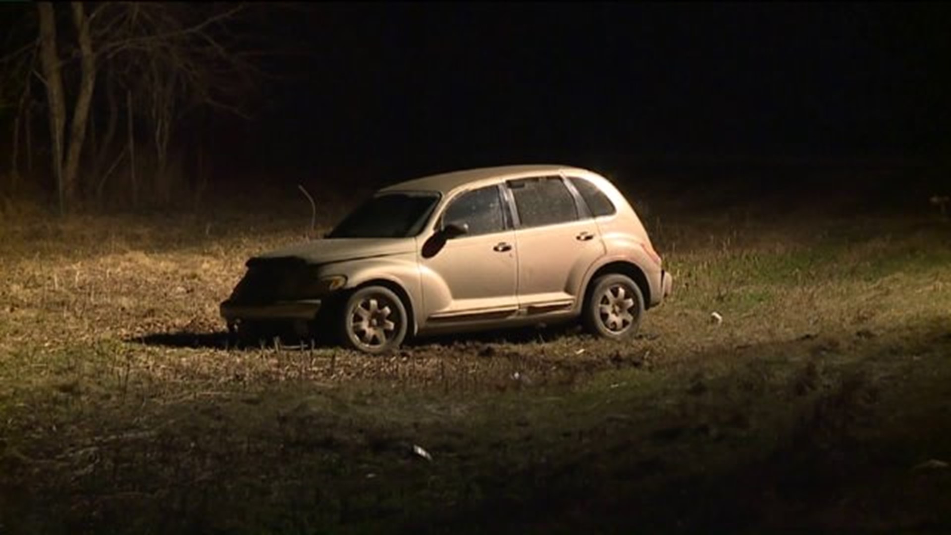 Car Skids off Roadway in Columbia County