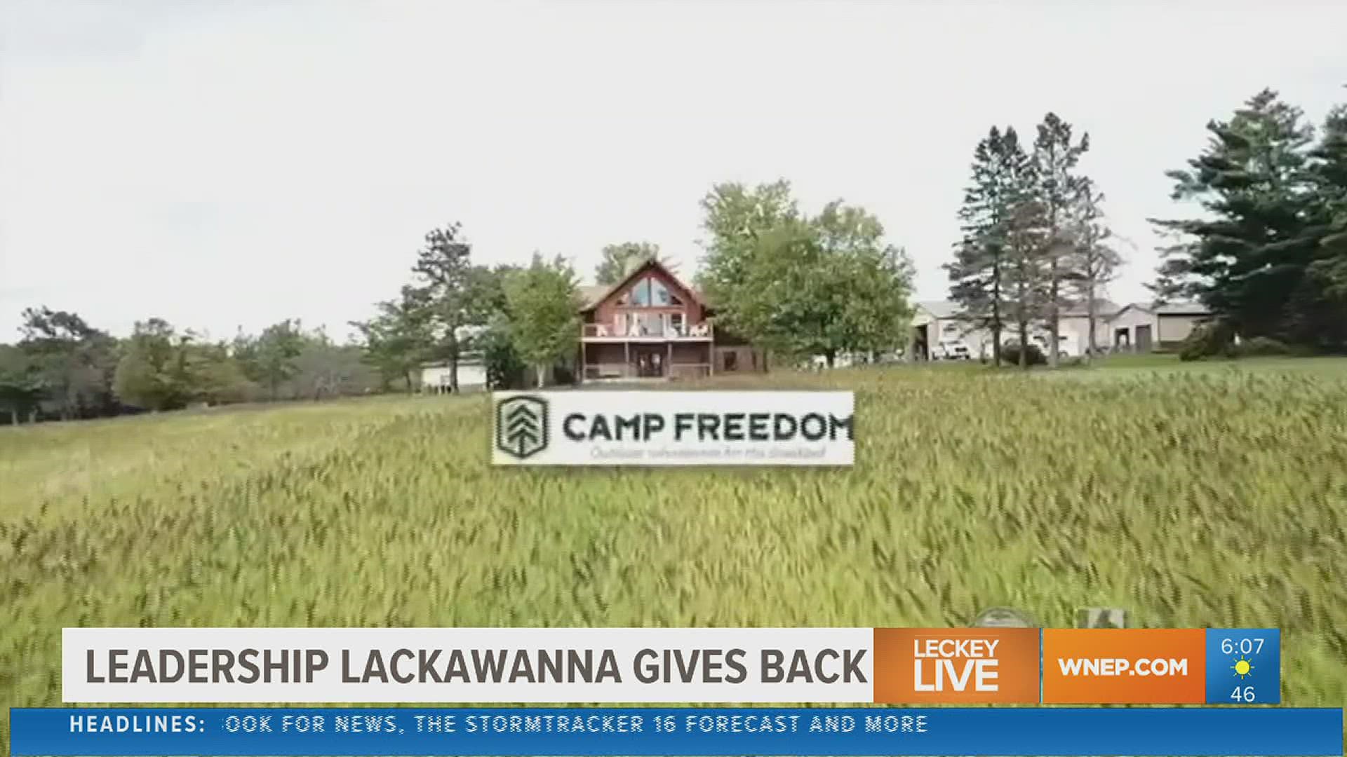 Area business professionals are hosting a weekend event to help people improve the grounds at Camp Freedom.