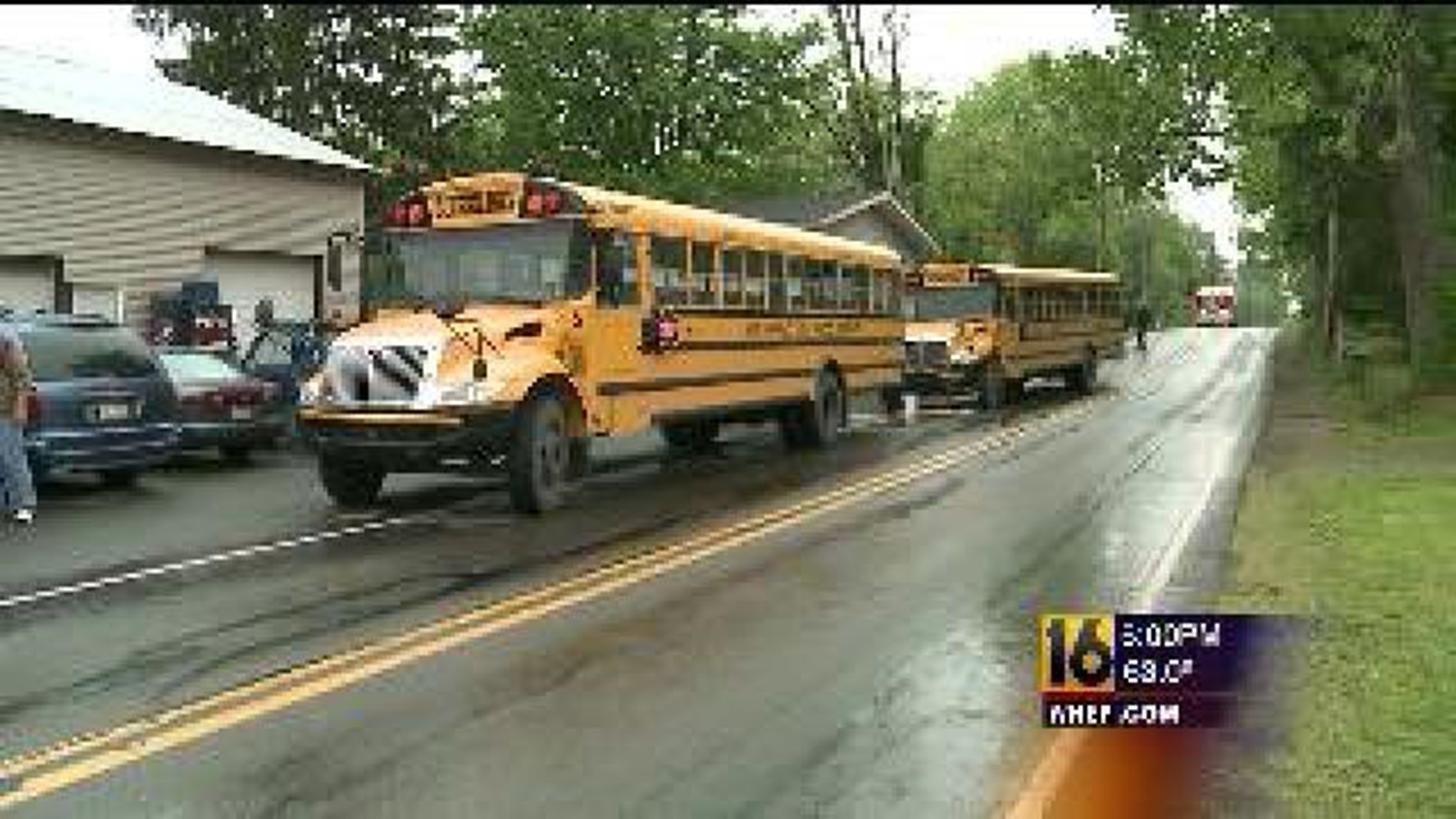 Students Hurt in Bus Crash