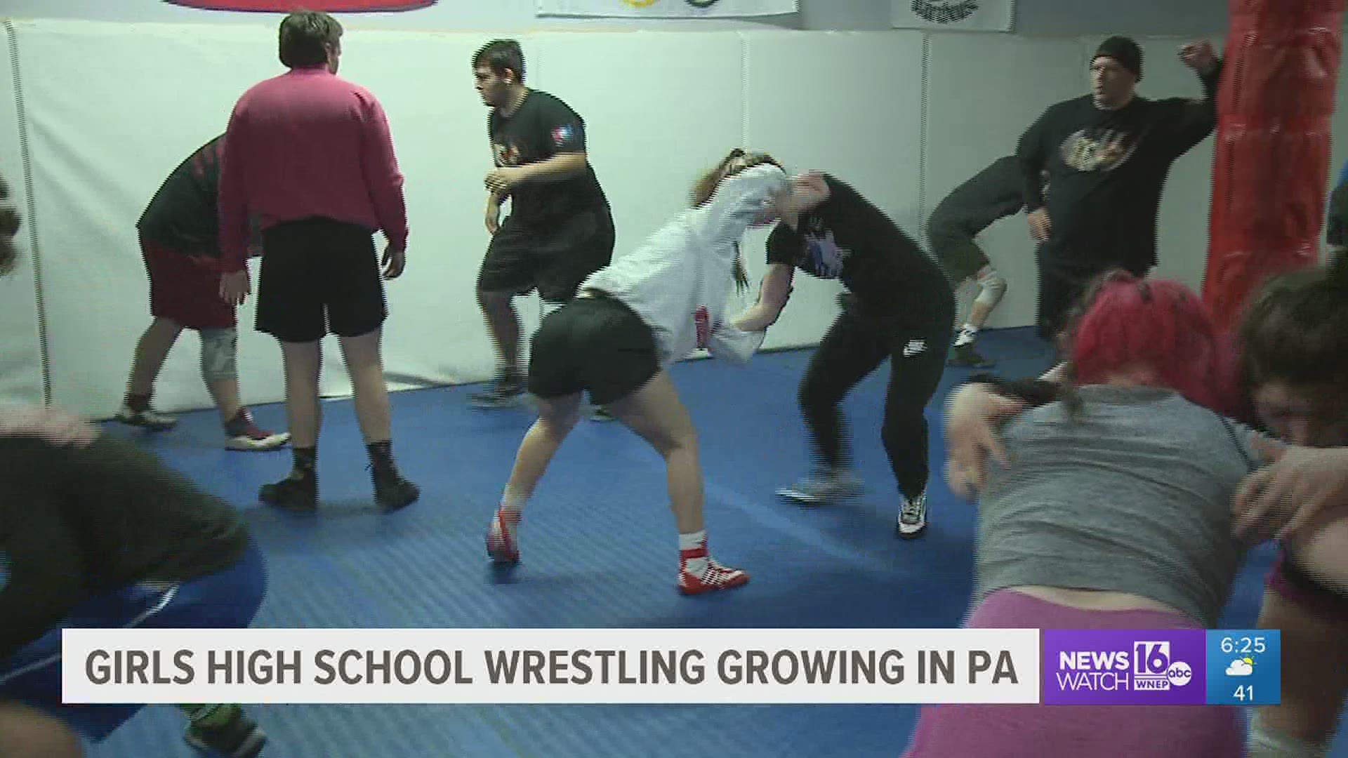 125 girls just competed in Lancaster in the state high-school wrestling championships