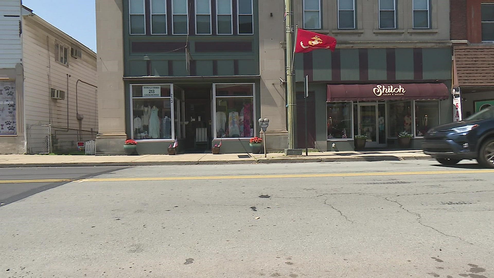 Dressing up downtown Olyphant