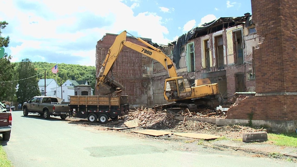 Demolition of Former School in Coal Township