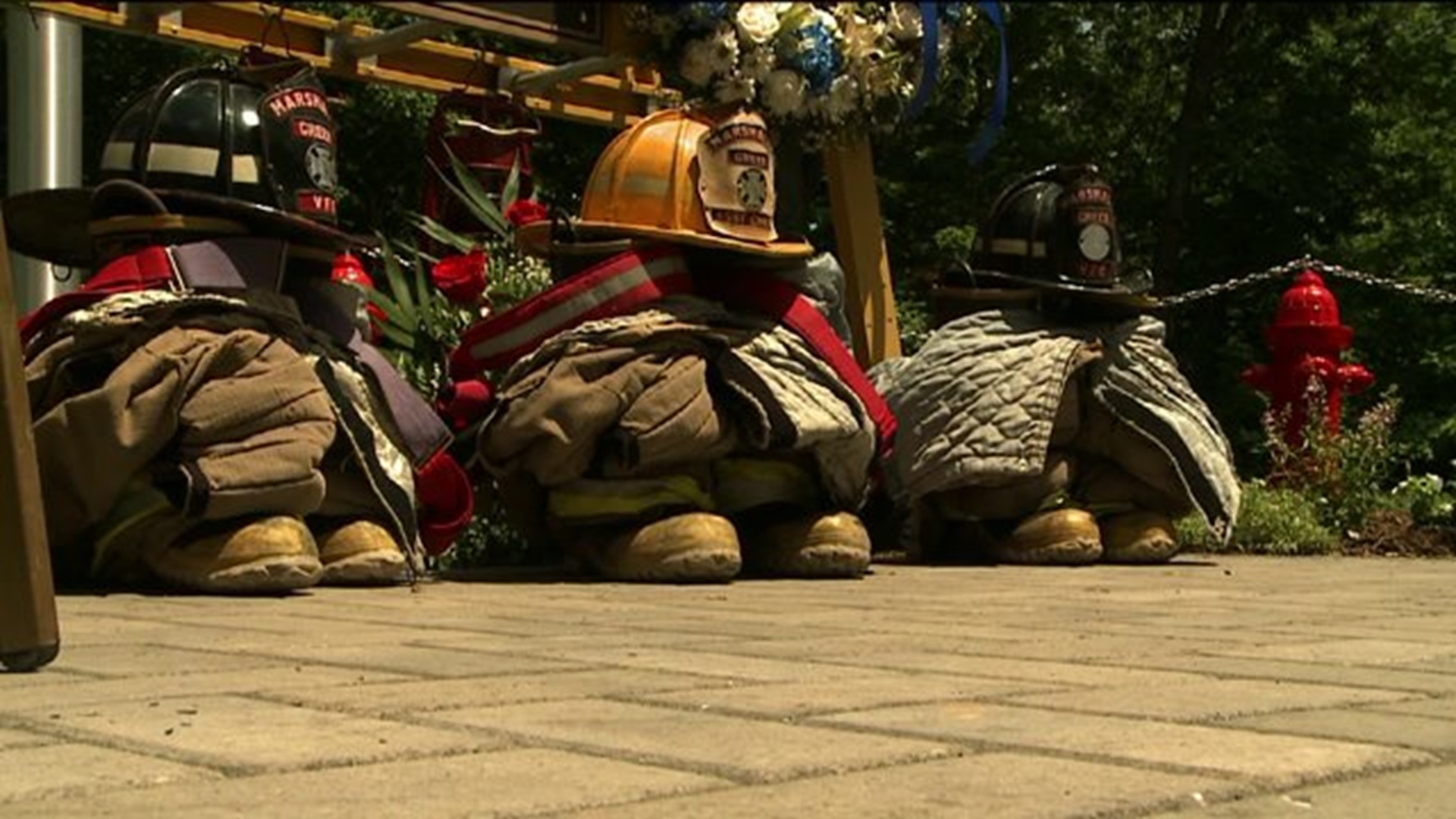 Memorial Held to Honor Firefighters Killed in `64 Explosion