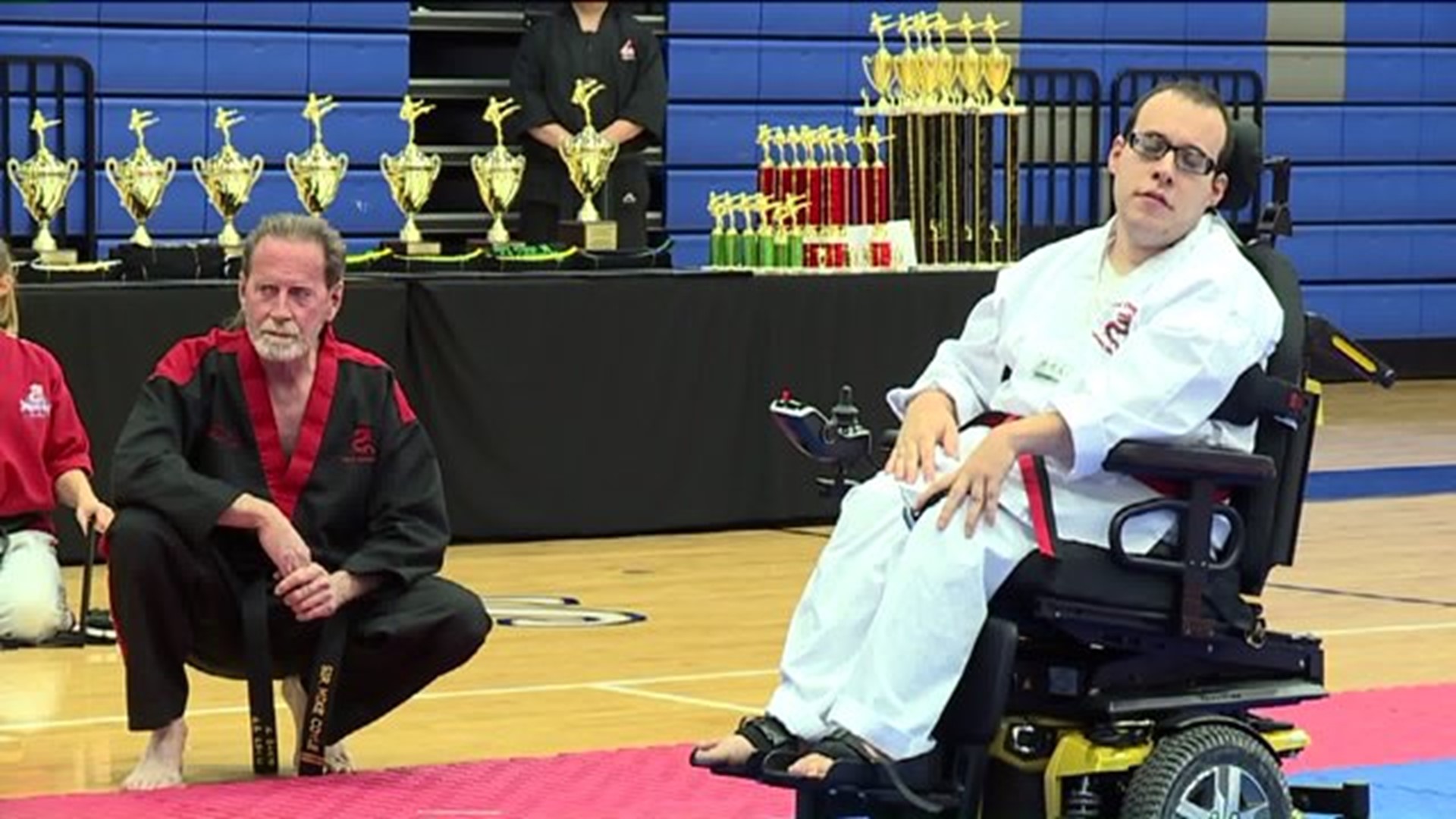 Man Doesn`t Let Cerebral Palsy Keep Him from Becoming Black Belt in Karate