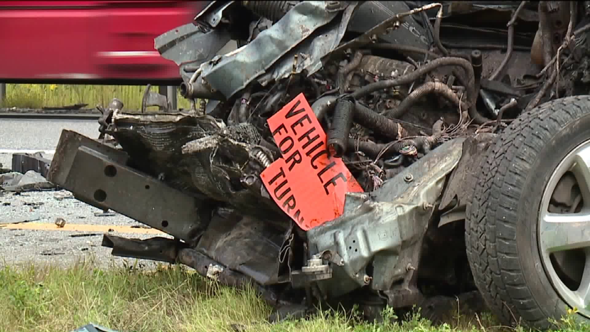 Crash in Construction Zone on Interstate 81