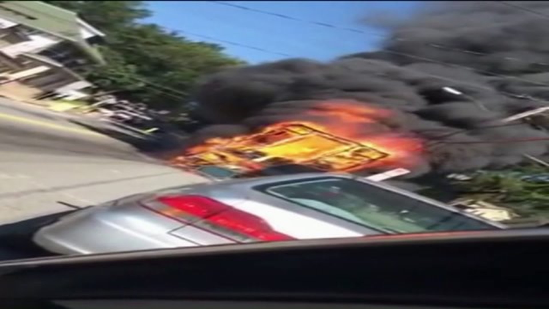 Man Pulls Woman to Safety in RV Fire
