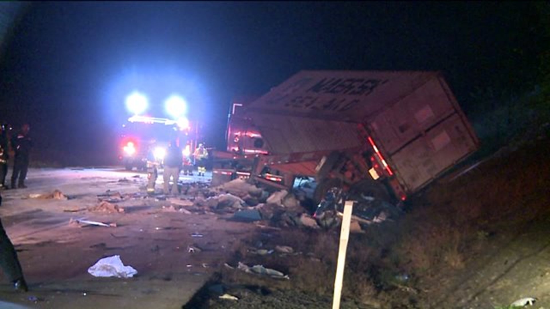 Fatal Crash Shuts Down I-80 East Near Danville