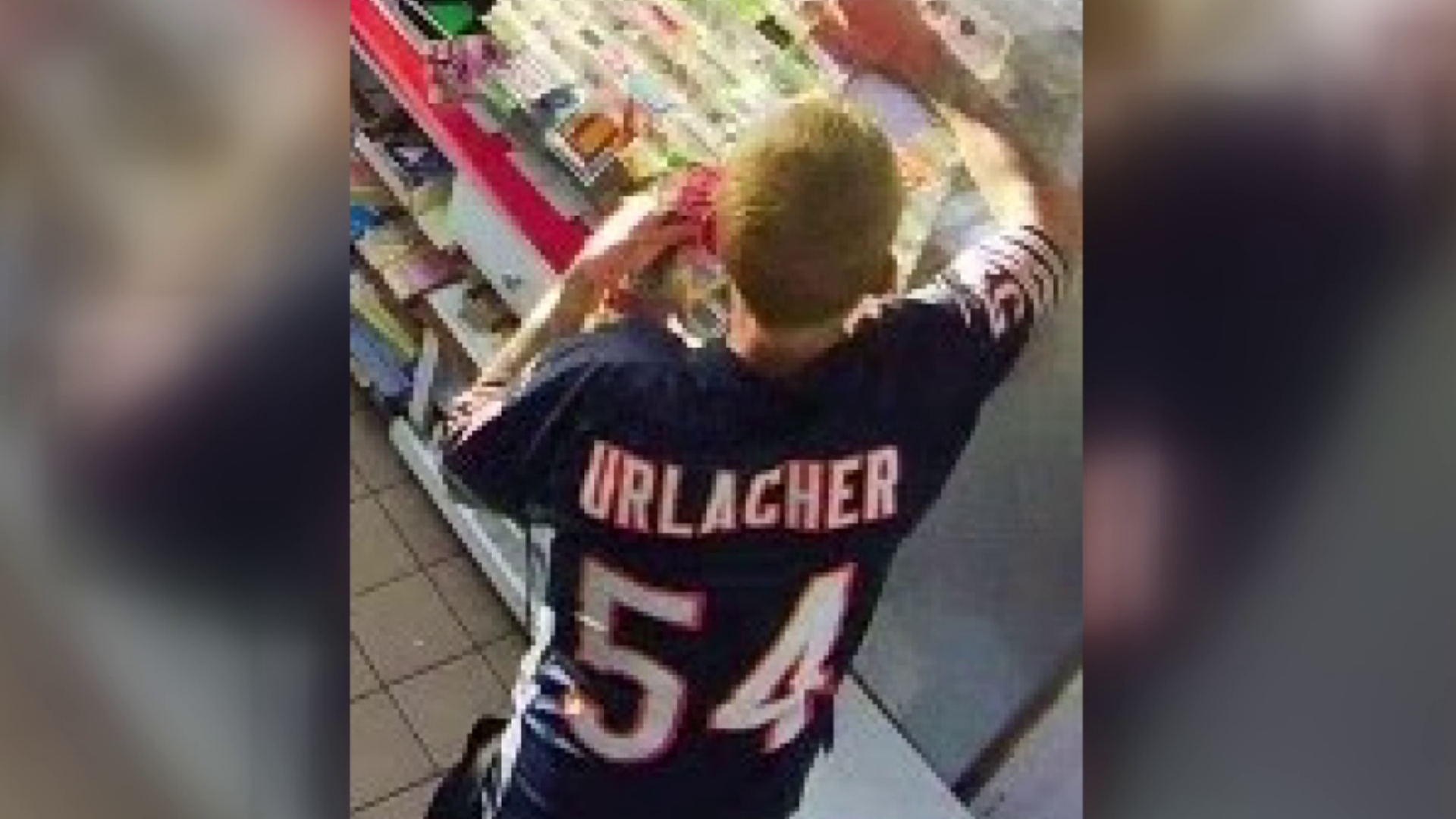 He was spotted leaving the Wilkes-Barre Township CITGO in a dark blue Jeep.