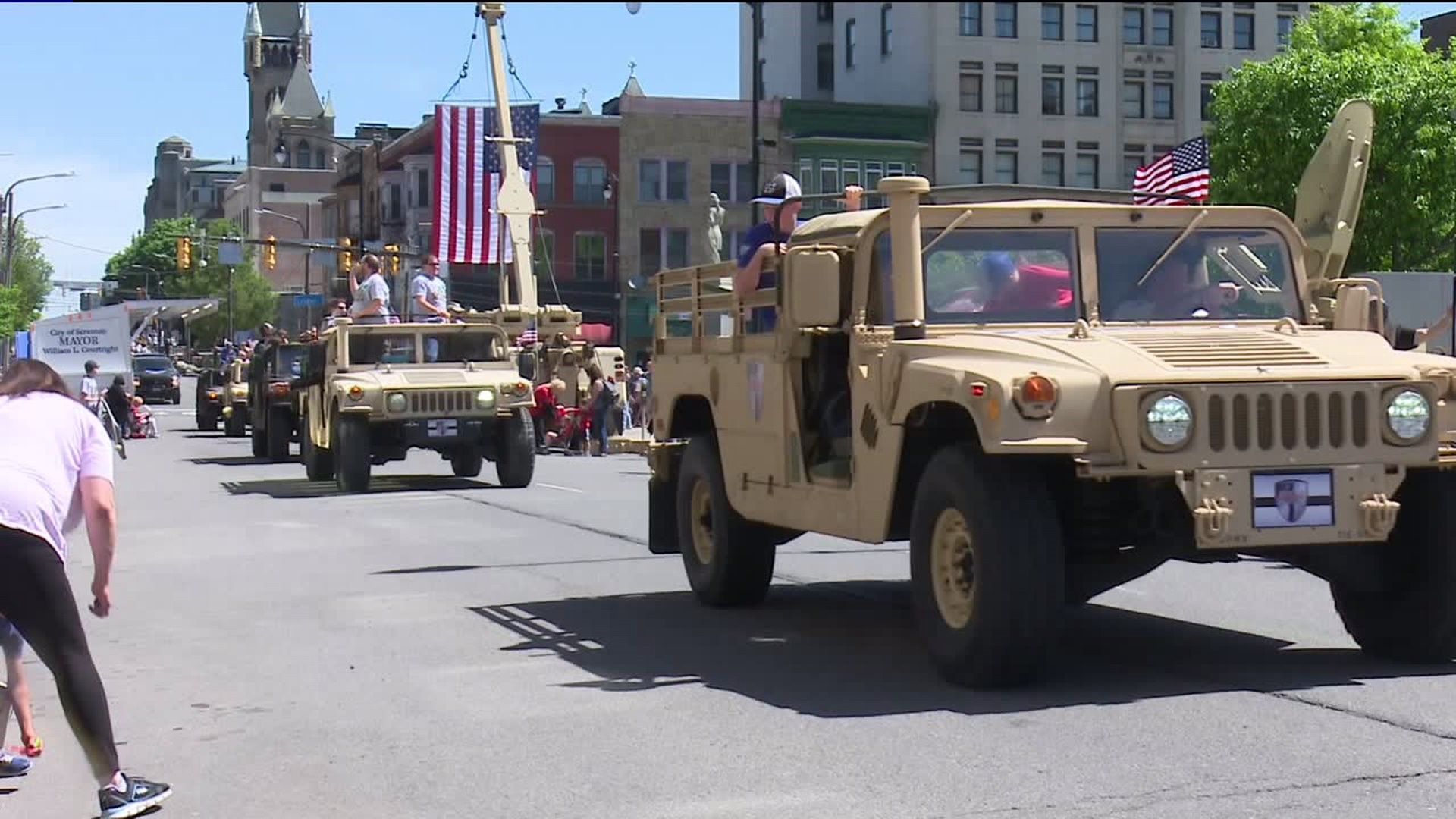 Sunny Skies for Armed Forces Day Parade