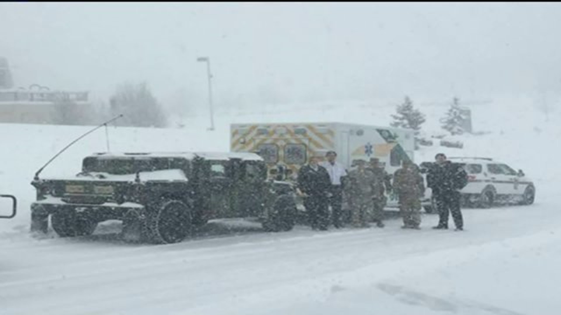 Medical Transport During Blizzard, Picture Goes Viral