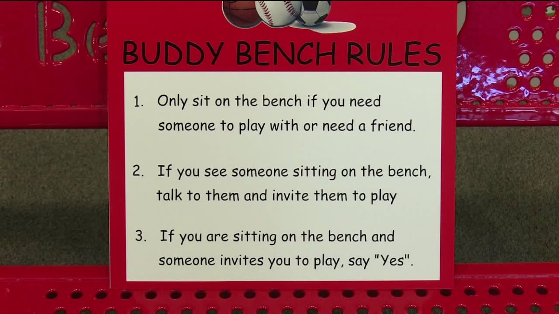 'Buddy Bench' to Remember Pine Grove Elementary Student Who Passed Away