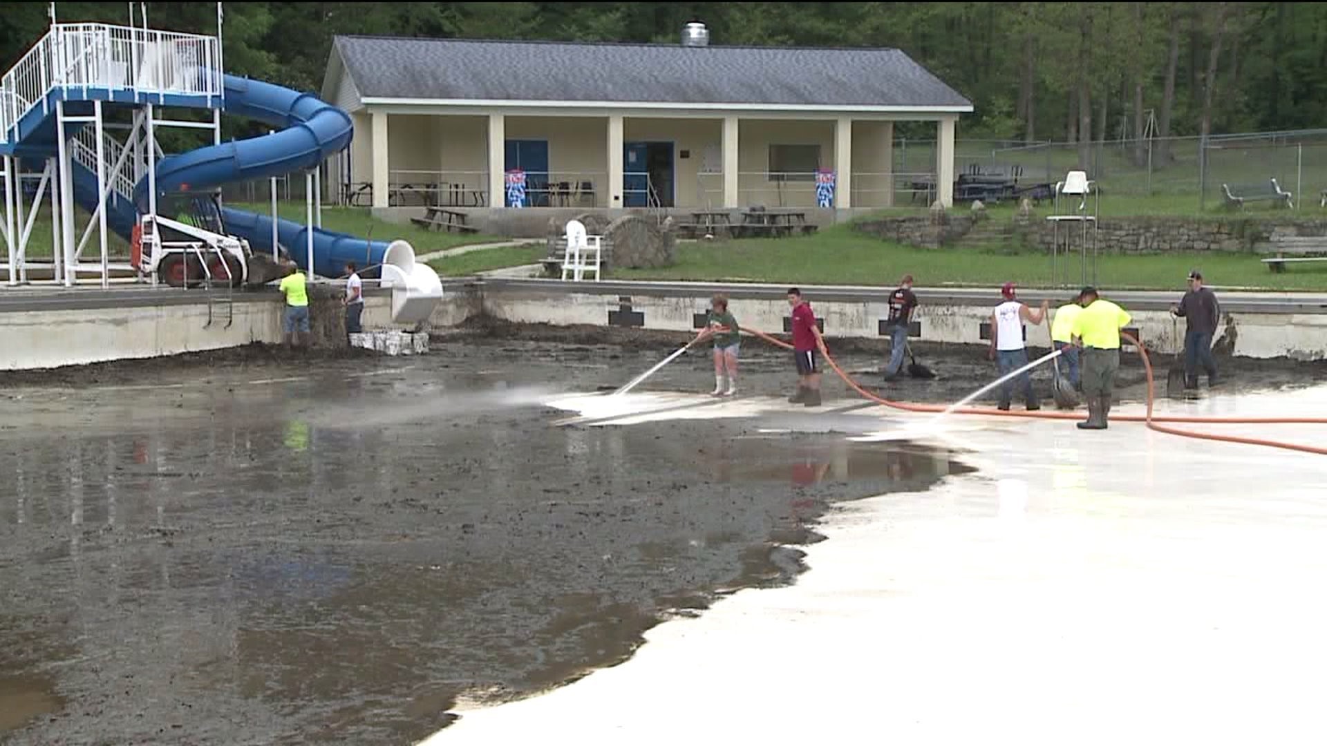 DPW Director Tamaqua Pool Took on 400,000 Gallons of Mud