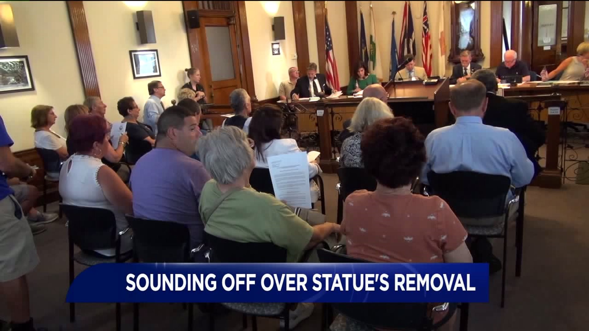 Residents Sound Off at Council Meeting Over Removal of Controversial Statue in Wilkes-Barre