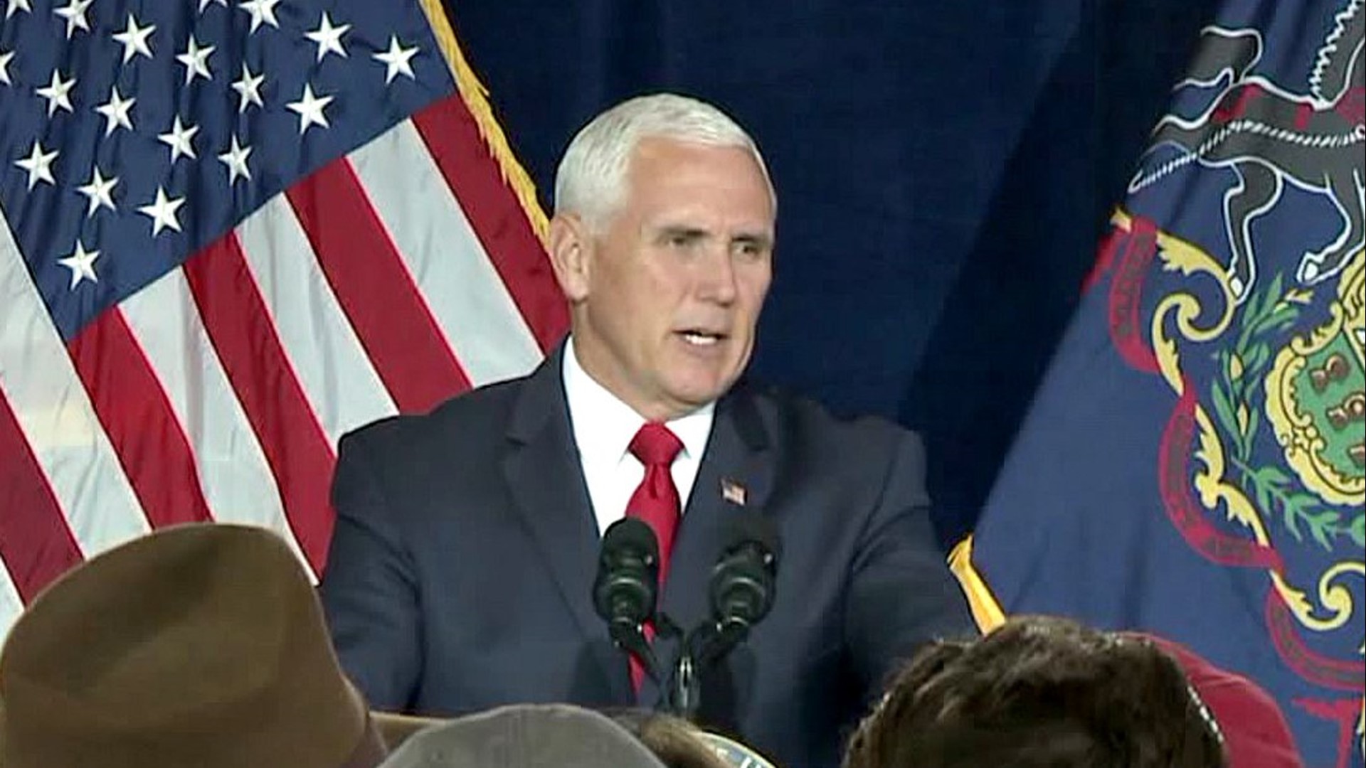 The vice president is set to attend a "Workers for Trump" event in Exeter.