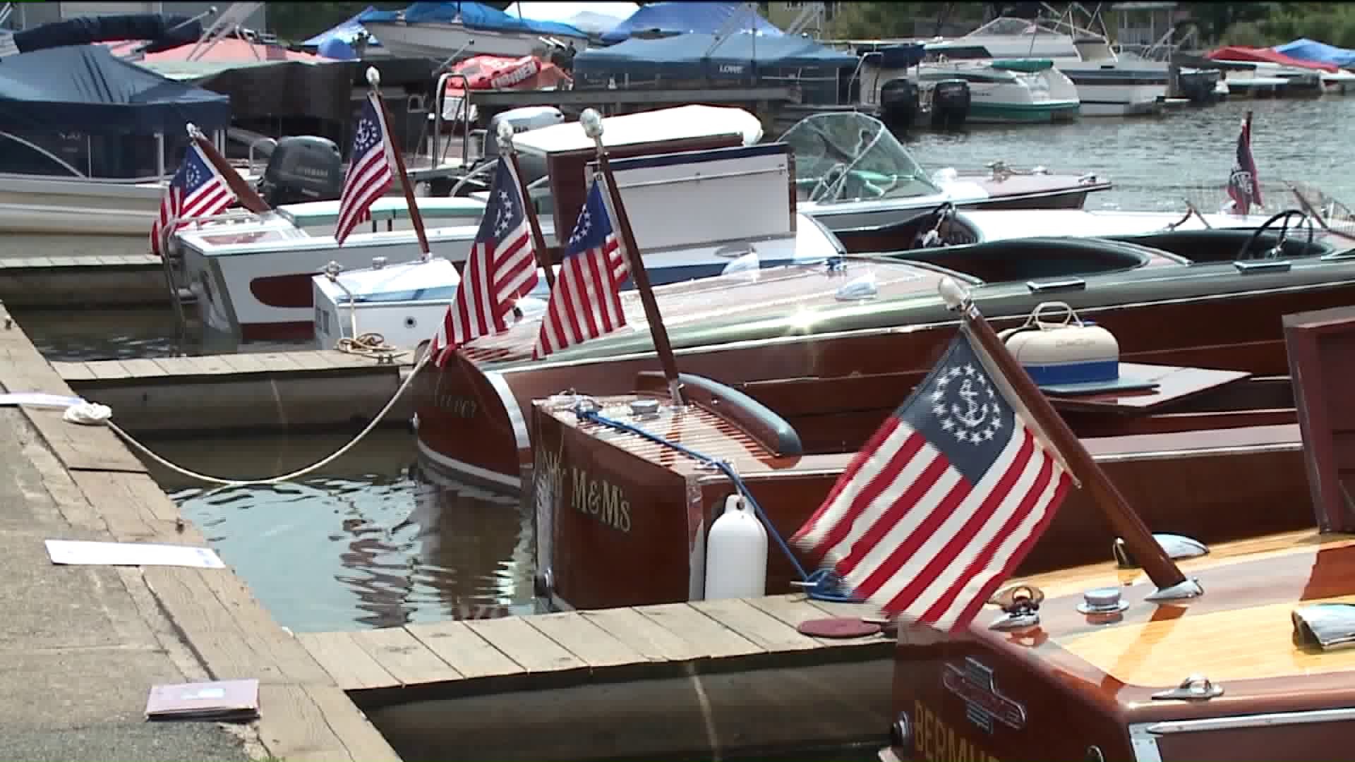 Antique and Classic Boat Show at Harveys Lake