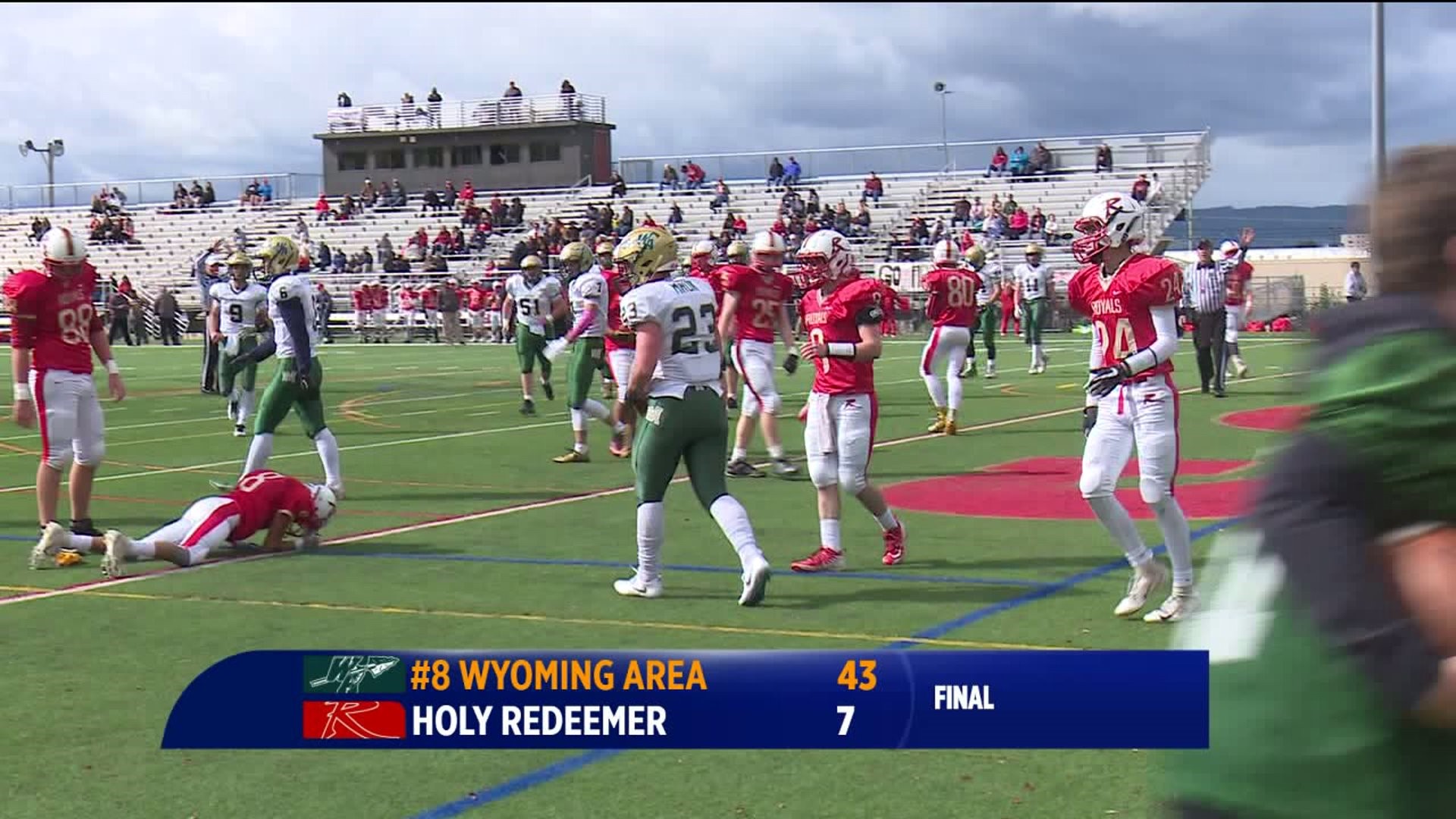 Wyoming Area Tops Holy Redeemer 43-7