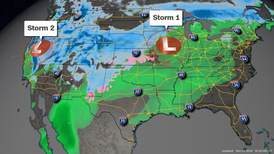 Storms to Disrupt Holiday Travel Across the Country, Here’s What You ...