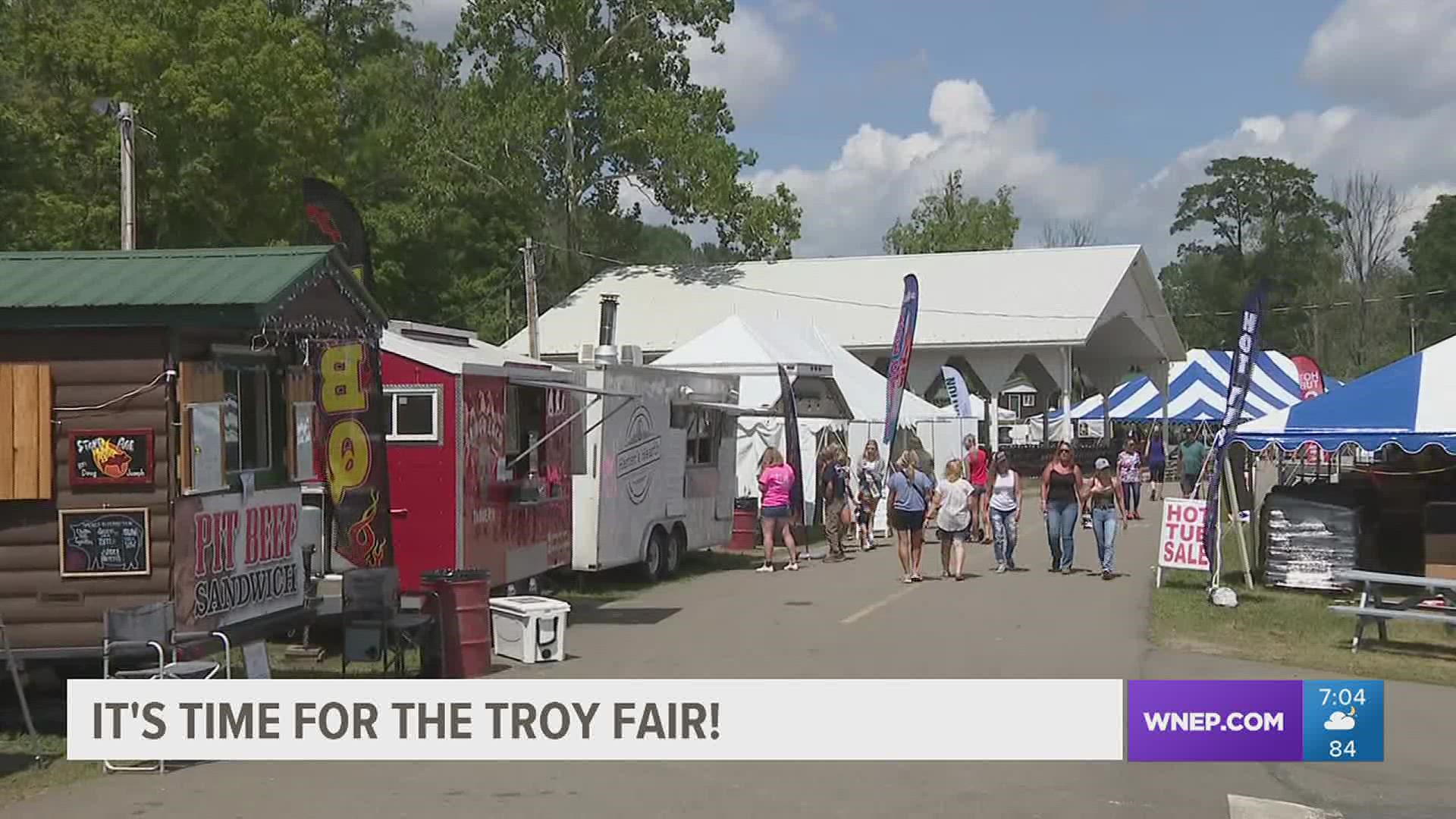 Bradford County's Troy Fair underway