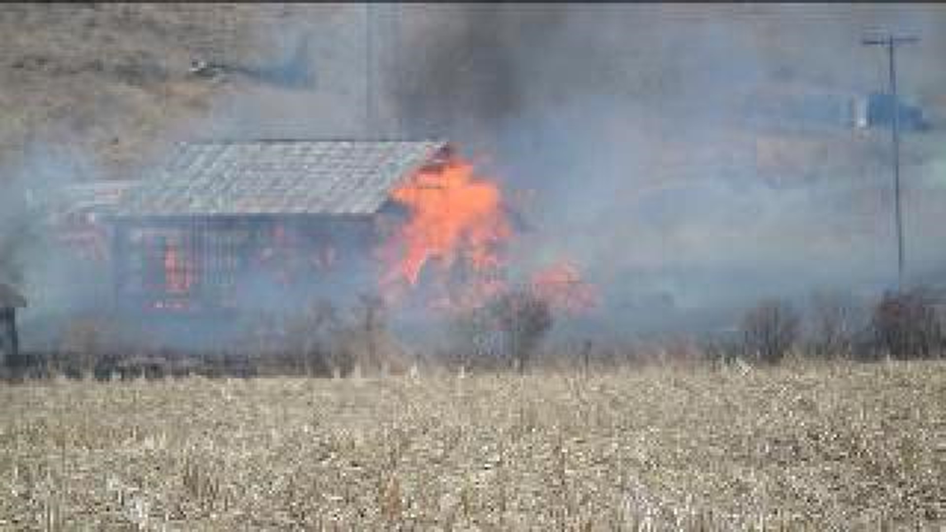 Fire Rips Through Barn in Sullivan County