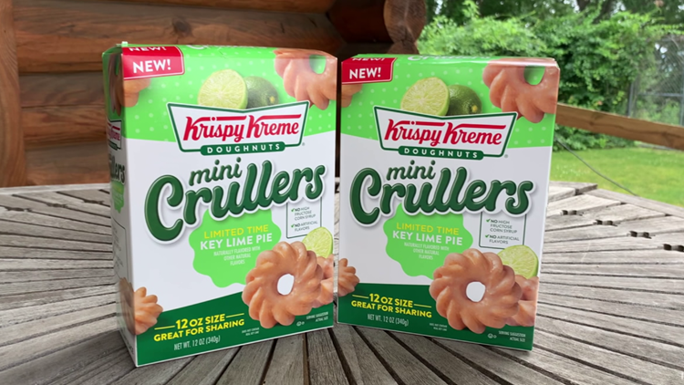 Taste Test: Krispy Kreme Key Lime Pie Mini-Crullers