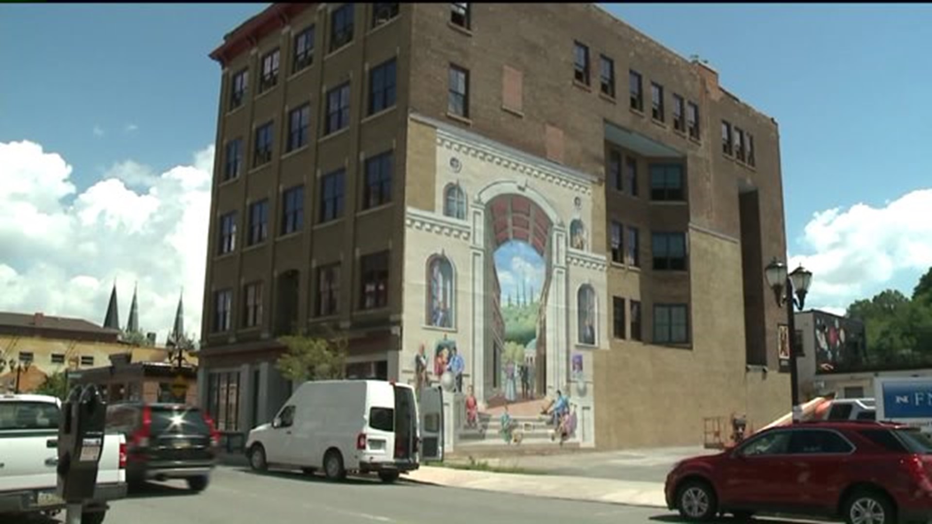 'Inspiration Mural' Nears Completion In Pittston