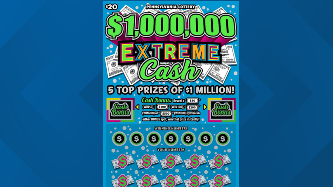 Lottery scratch-off ticket worth $1 million sold in Northumberland ...