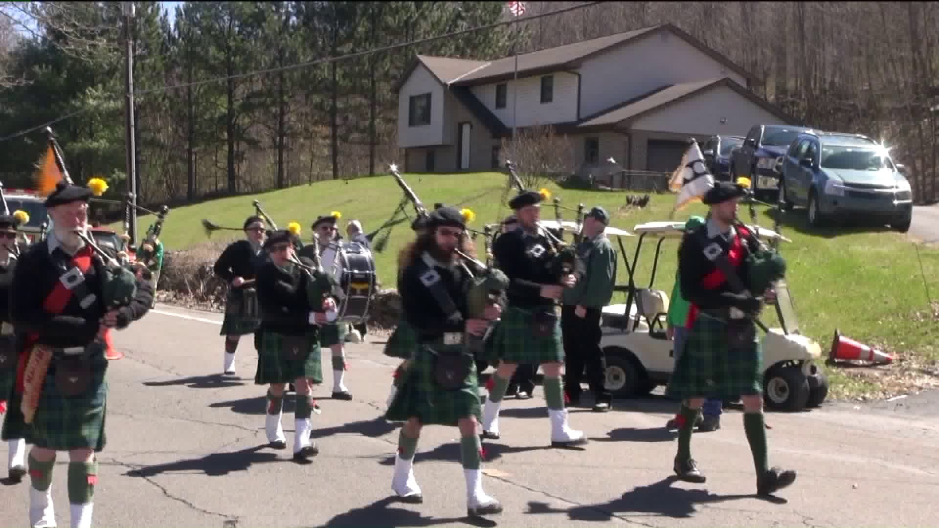 Better Late Than Never; Girardville Celebrates St. Patrick`s Day Parade