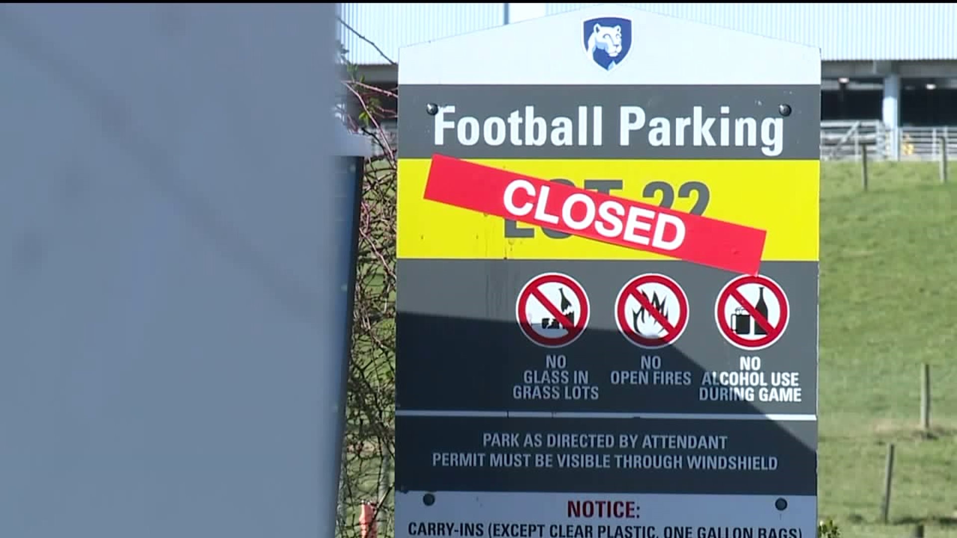 Penn State Parking Problems for Saturday`s Game