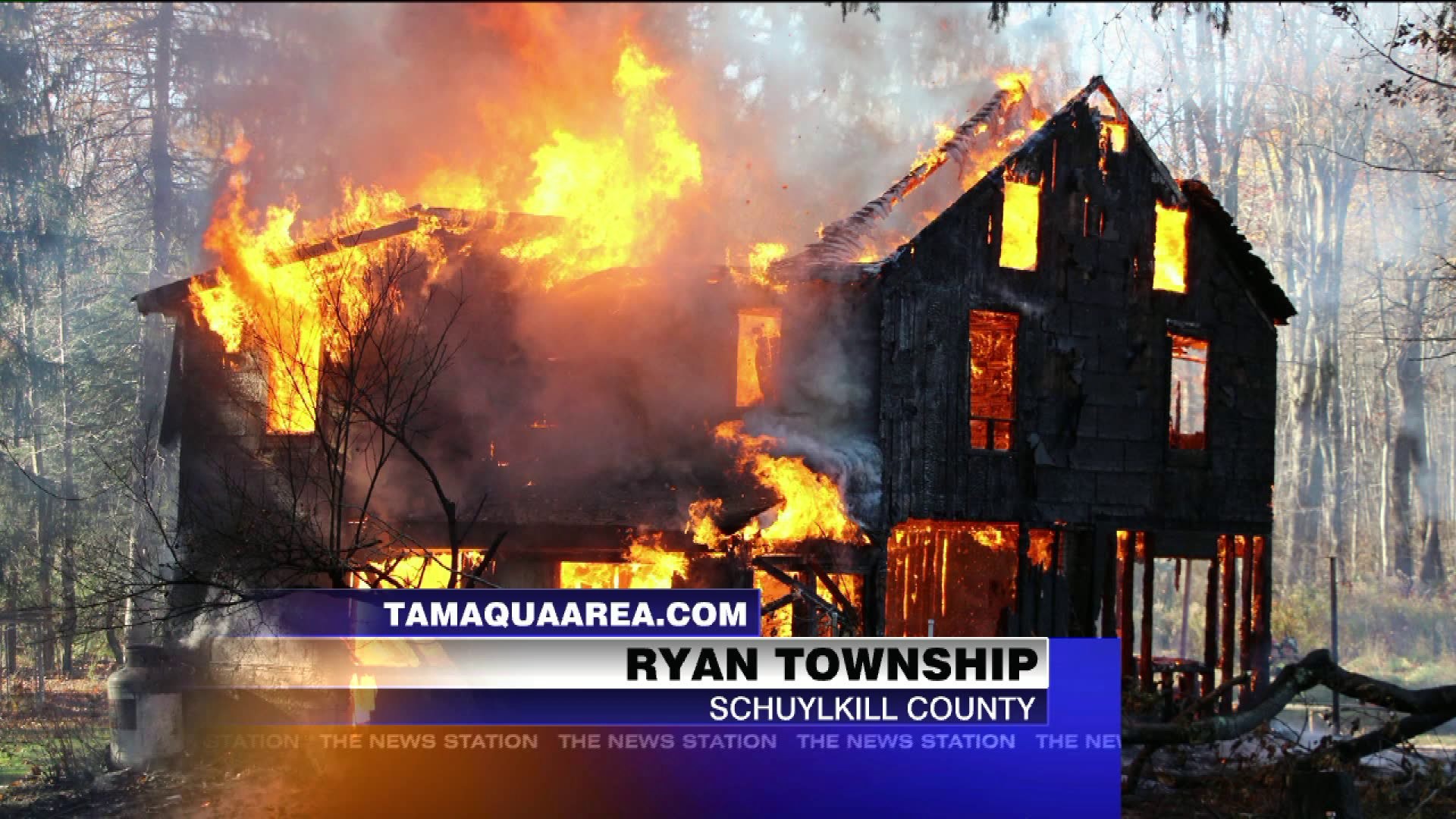 Flames Ripped Through Home in Schuylkill County