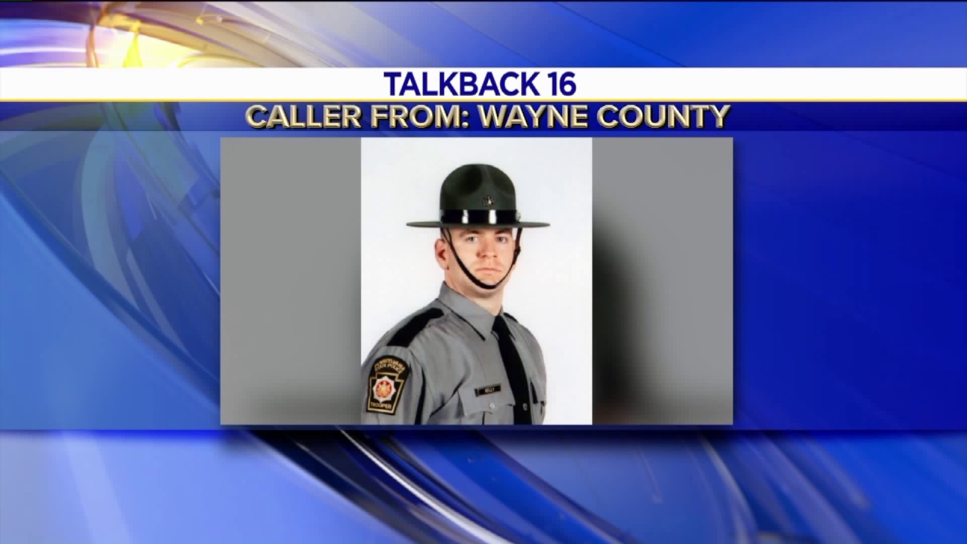Talkback 16: Trooper Shot, Employee Theft, Robbery Spree