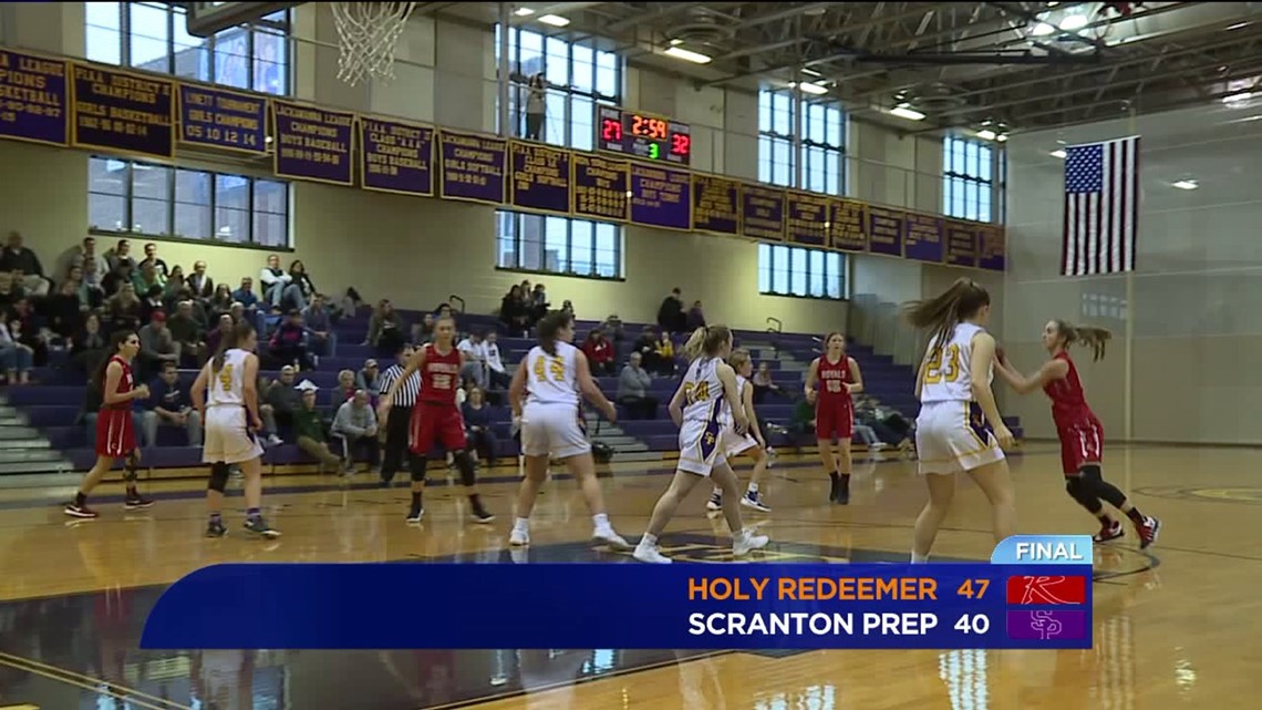 Holy Redeemer Girls Win 47-40 at Scranton Prep | wnep.com