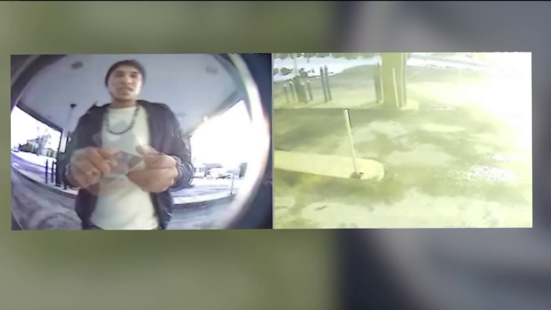 Caught on Camera: Man Tampering with ATM