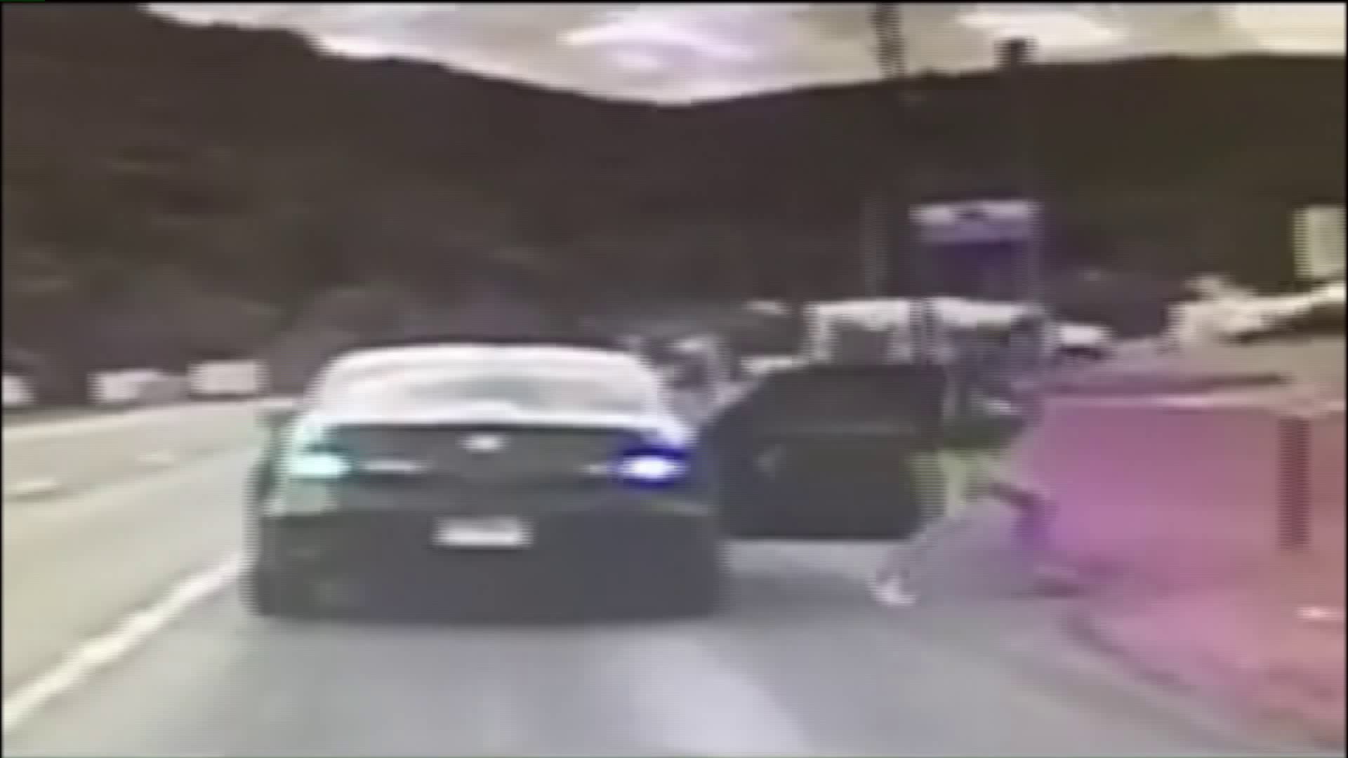 Caught on Camera: Police Chase Suspected Thieves