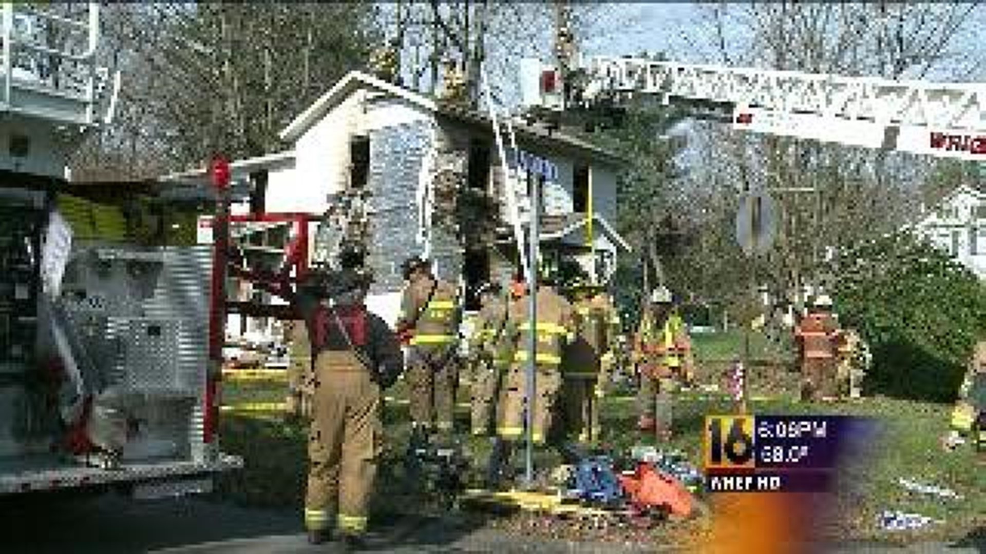 Fire Forces Family from Home