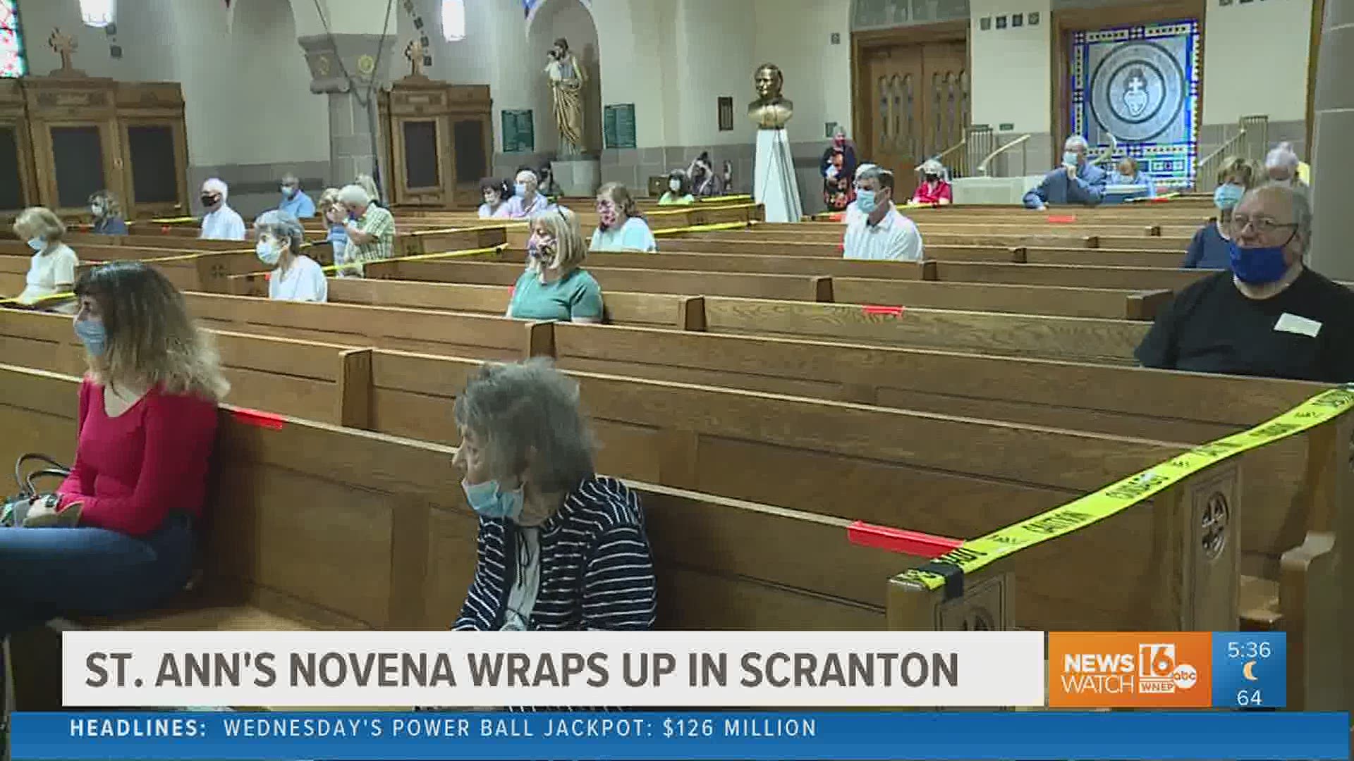 St. Ann's Novena wraps up in Scranton