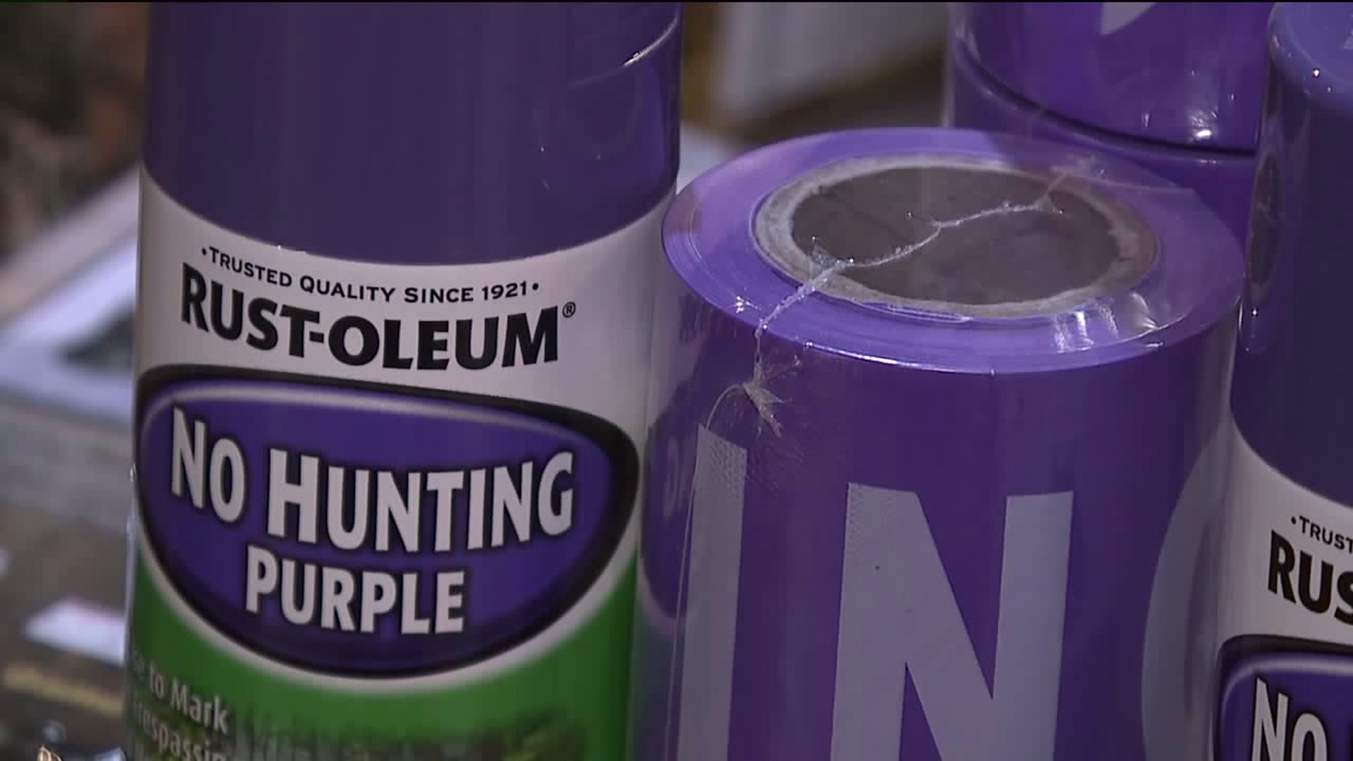 Purple Paint Now an Alternative for No Trespassing Signs