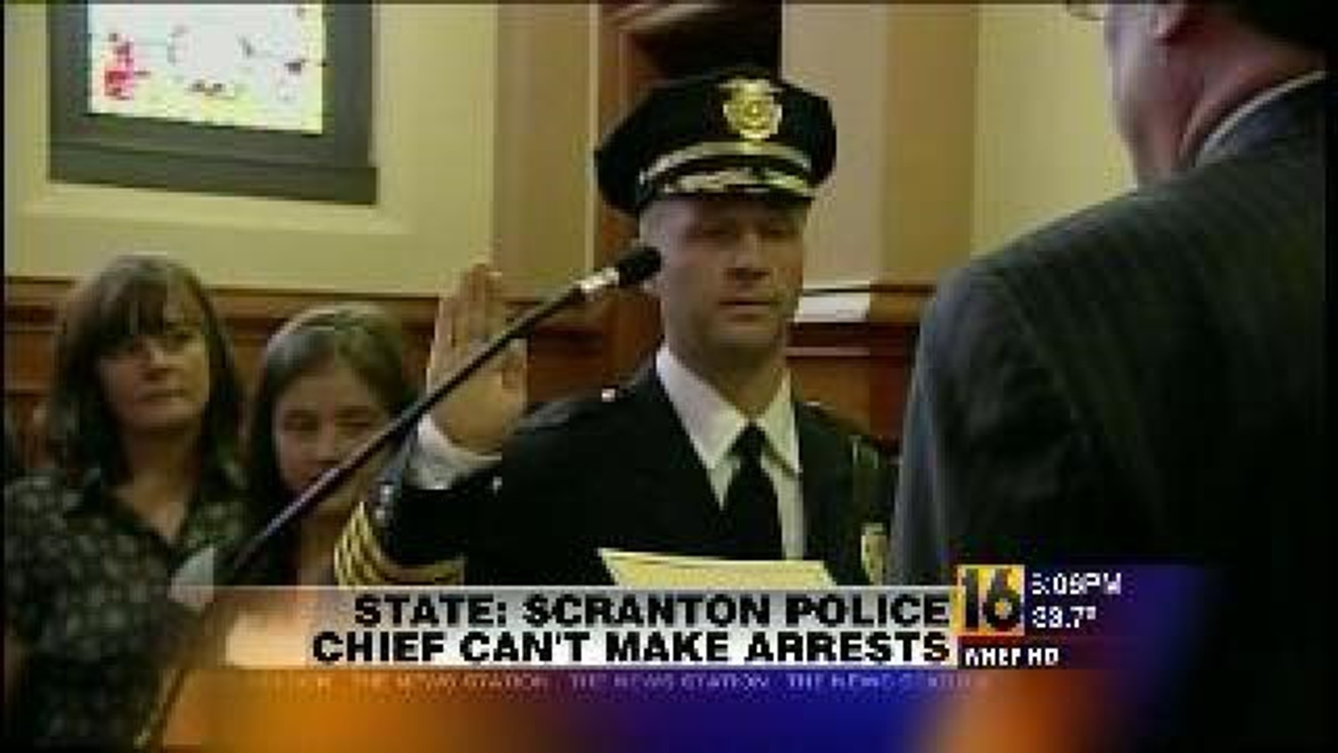 State: Scranton Police Chief Can't Make Arrests